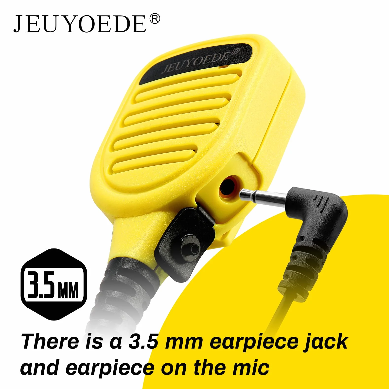 Wodoodporny mikrofon radiowy zdalny ręczny mikrofon Walkie Talkie z gniazdem audio 3,5 mm kompatybilny z radiem Motorola XPR3300 XPR3300e XPR3500 XPR3500e