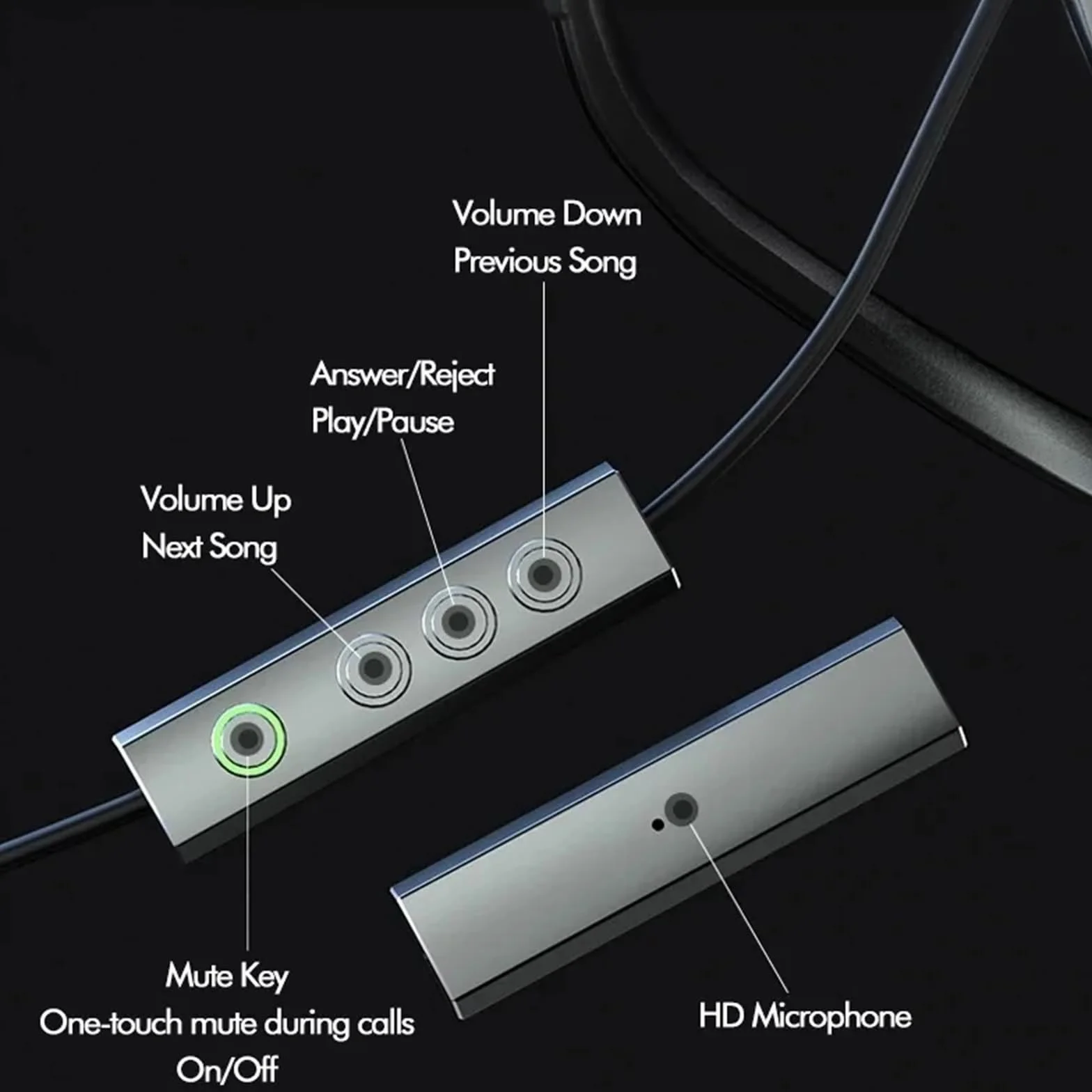 Przewodowe słuchawki z przewodnictwem kostnym z interfejsem typu C z wbudowanym mikrofonem słuchawki sportowe USB C kompatybilne z telefonami komórkowymi, komputerami i tabletami