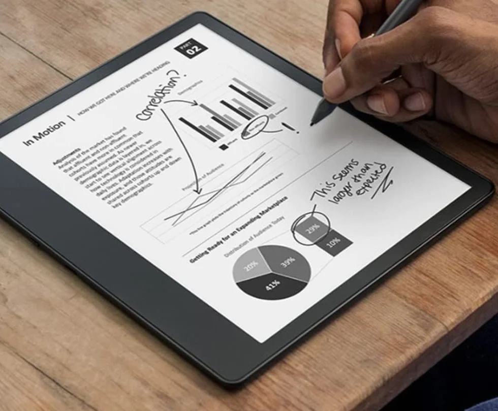 Cyfrowy rysik EMR do niezwykłego 1/2 (4096 poziomów nacisku, odczucie ołówka 5B) do tabletu Kindle-Scribe, pisania, rysowania, urządzeń EMR z końcówkami/stalówkami (szary)