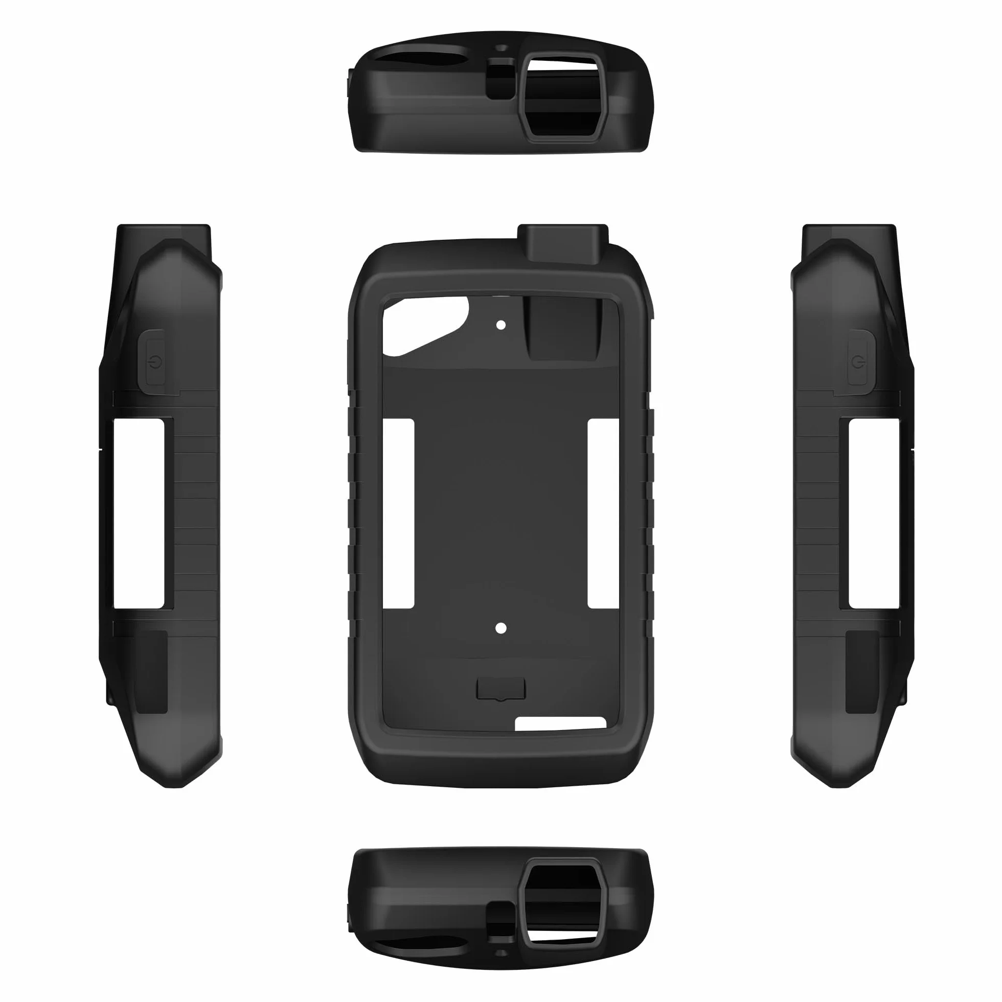 Etui z silikonu dla Garmin Montana 700 700i 710 710i 750i 760i mocny przenośny nawigator GPS, trwały, antypoślizgowy, odporny na wstrząsy (Czarny)