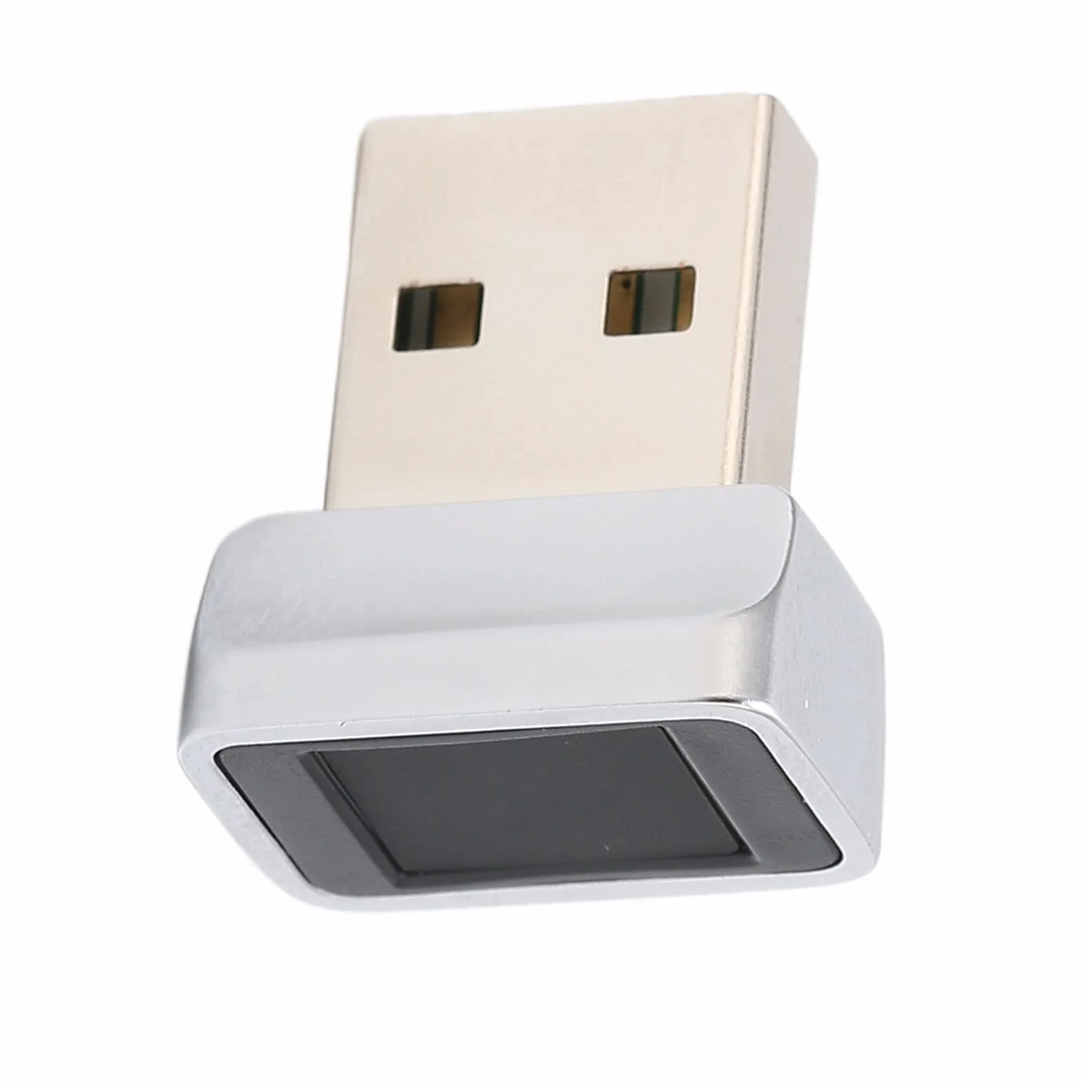 Czytnik Linii Papilarnych USB dla Systemu 10 11, Przenośny Skaner Linii Papilarnych do Komputera PC, Dotykowy Biometryczny Skaner Linii Papilarnych 360° do Laptopa PC,