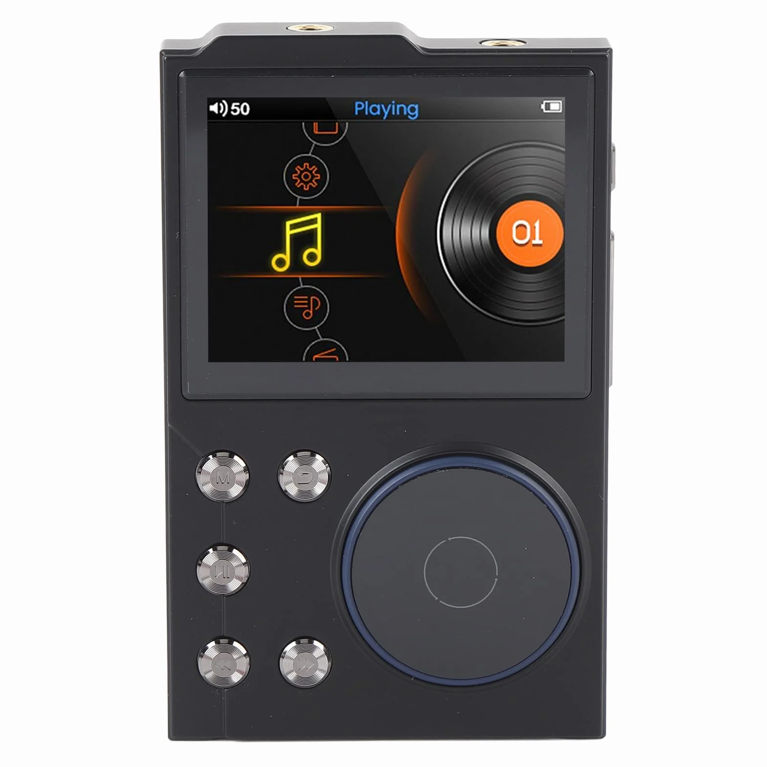Odtwarzacz Muzyczny HiFi z 2,4-calowym Ekranem HD, DSD DAC FLAC MP3 Lossless, Bezprzewodowy Nadajnik-odbiornik Bluetooth 5.3, Wejście USB DAC