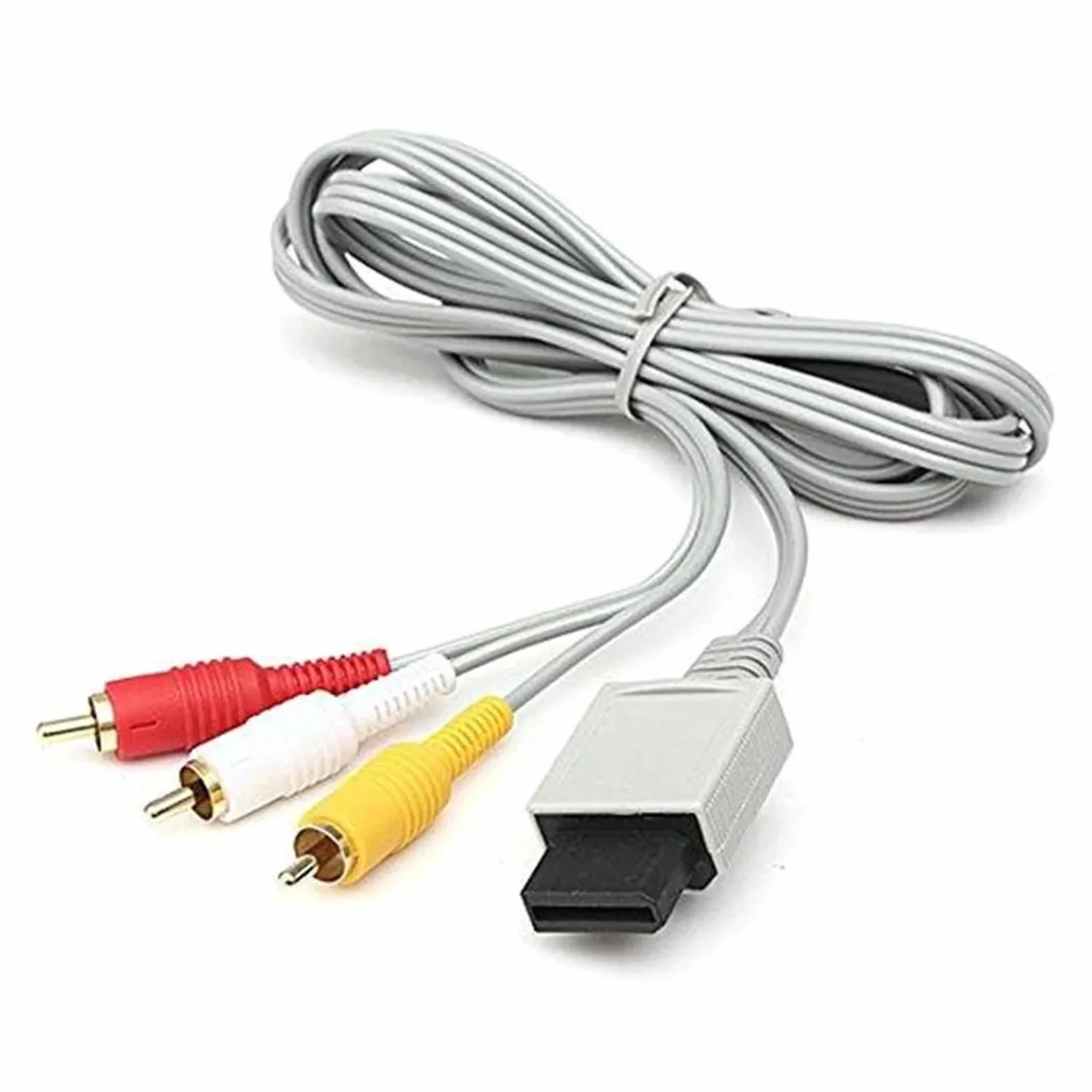 Uniwersalny kabel 50 sztuk do konsoli kontrolera Nintendo Wii, kompozytowy kabel audio i wideo AV for Will