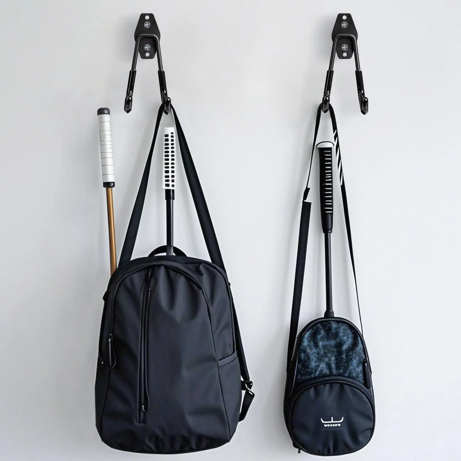 Slatwall Hooks Zestaw 5 U-Shape Haczyków z Paskami Magazynowymi