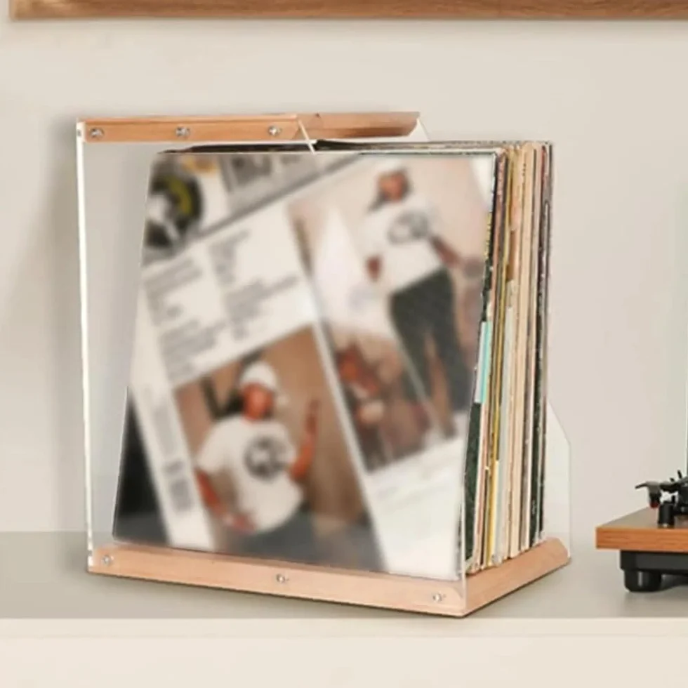 Organizator półki na DVD Uchwyt do przechowywania płyt stołowych Skrzynka na płyty LP Stojak książki, albumy, czasopisma płytach CD Stojak do przechowywania płyt CD