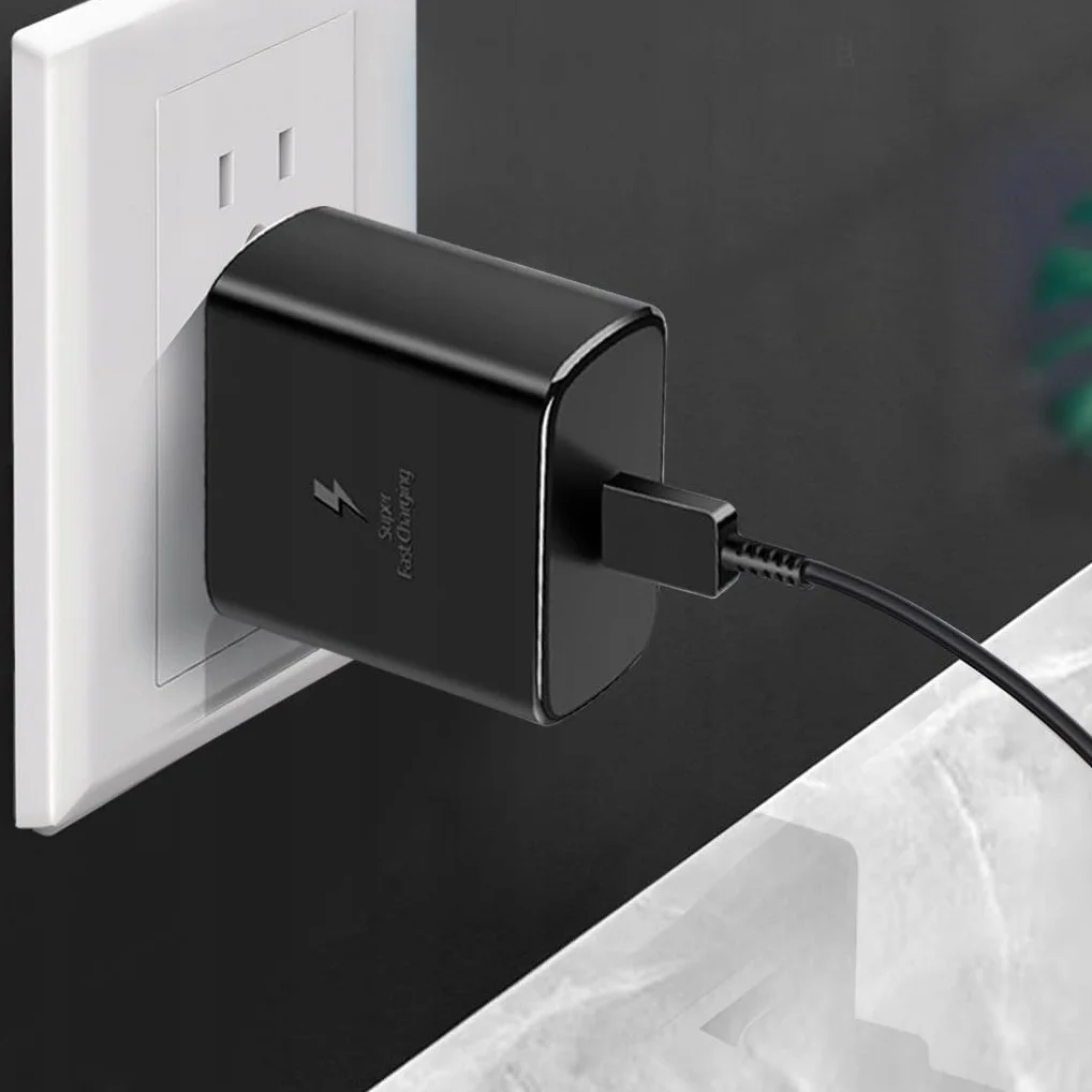 [Hello Case] Ładowarka Sieciowa USB-C 45W, Power Delivery 3.0, z Kablem USB-C 1m, Czarna