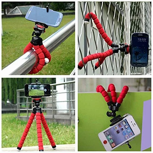 XIANGFASJZ Stojak na telefon Stojak na telefon komórkowy Selfie Stand Monopod Wymienny statyw Octopus