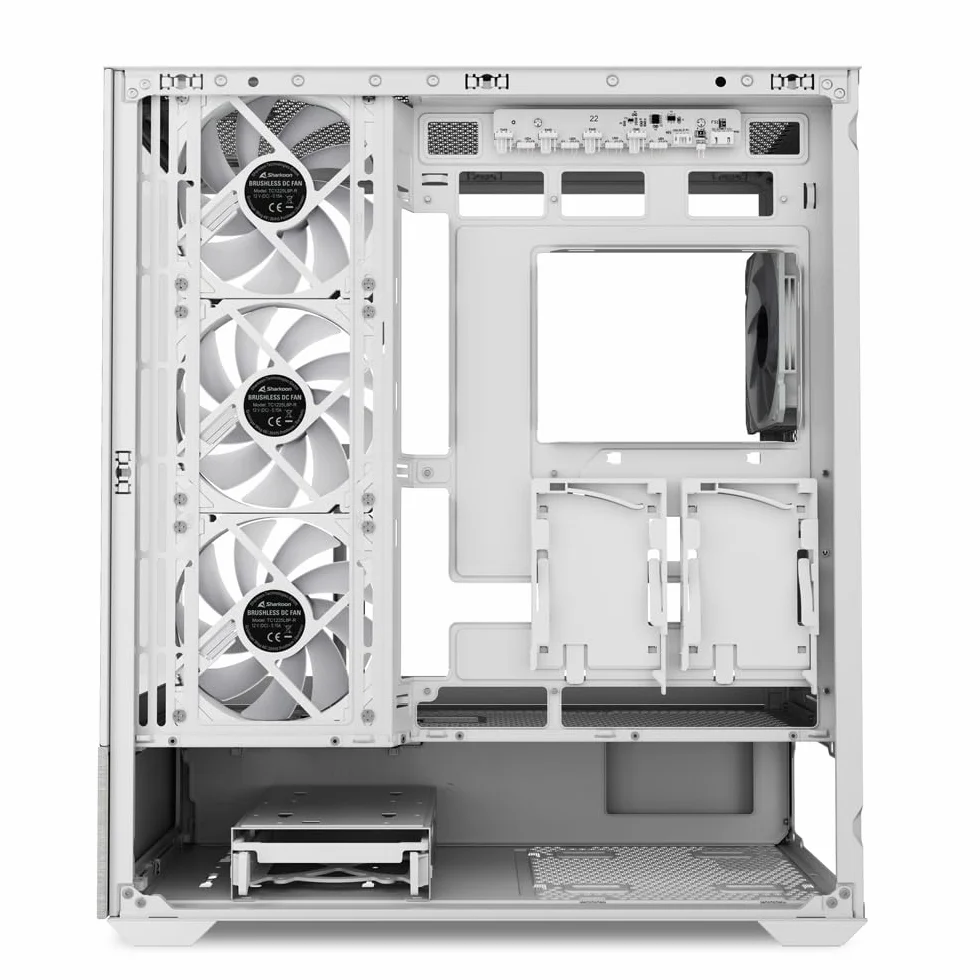Sharkoon AK7 biała, obudowa ATX PC, ARGB
