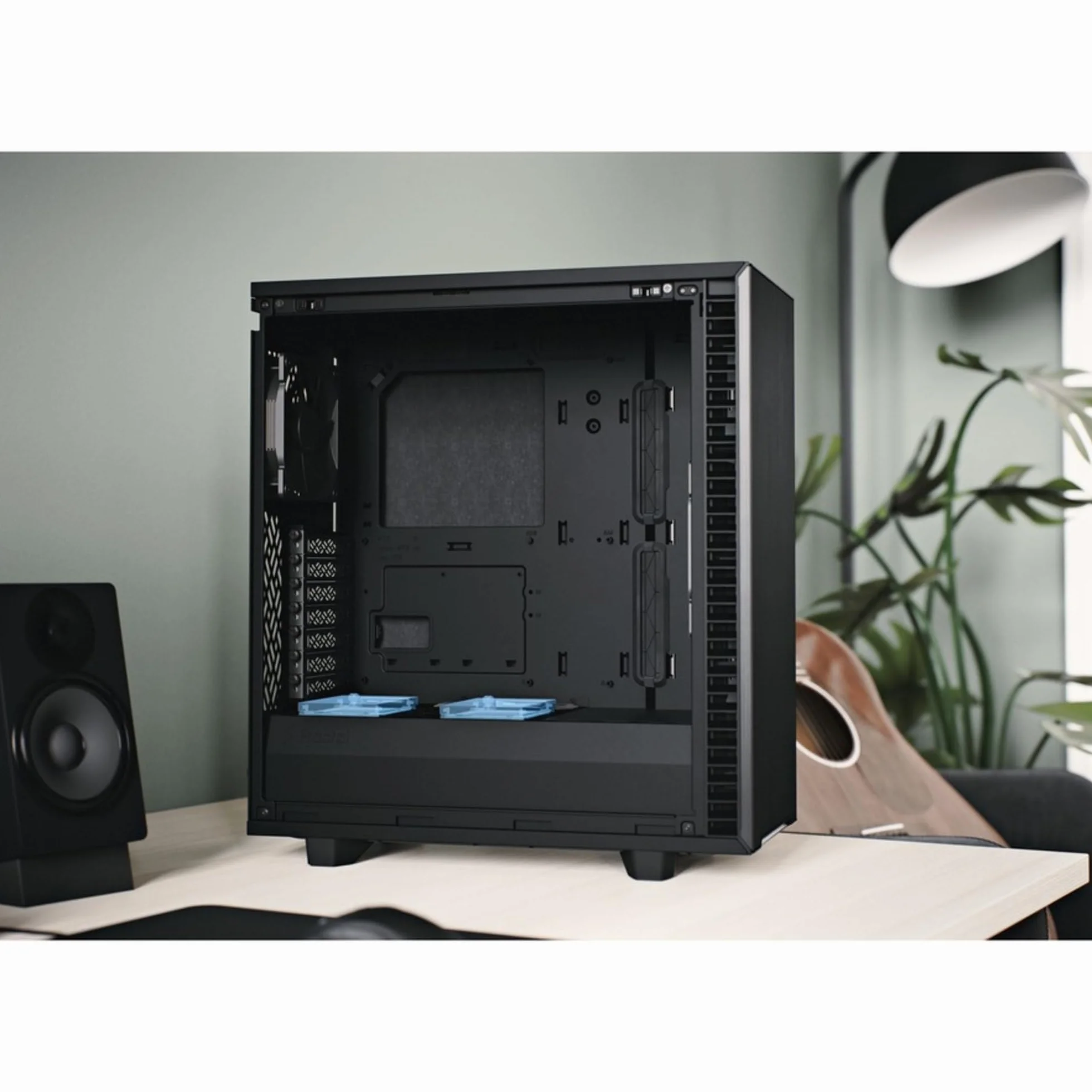 Fractal Design Define 7 Compact Black, kompaktowa obudowa PC ATX wykonana z aluminium/stali, izolowana do cichych komputerów - czarna