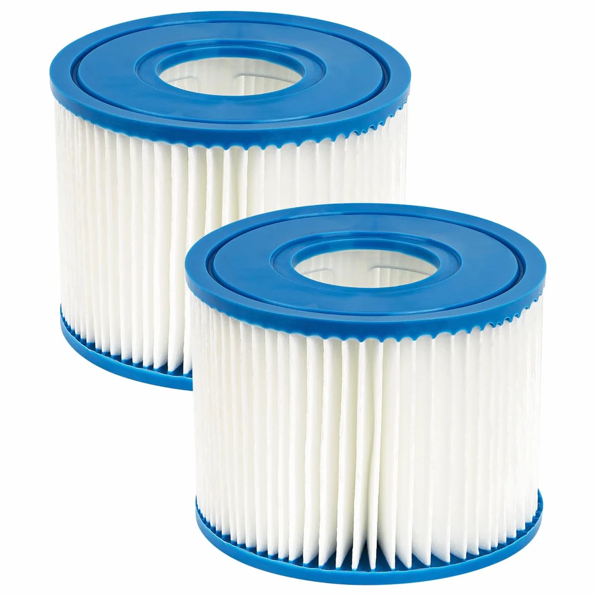 WuYan 2-pak filtrów basenowych do wkładu Intex PureSpa Typ S1 do nadmuchiwanego wkładu filtrującego basenu PureSpa 29001E