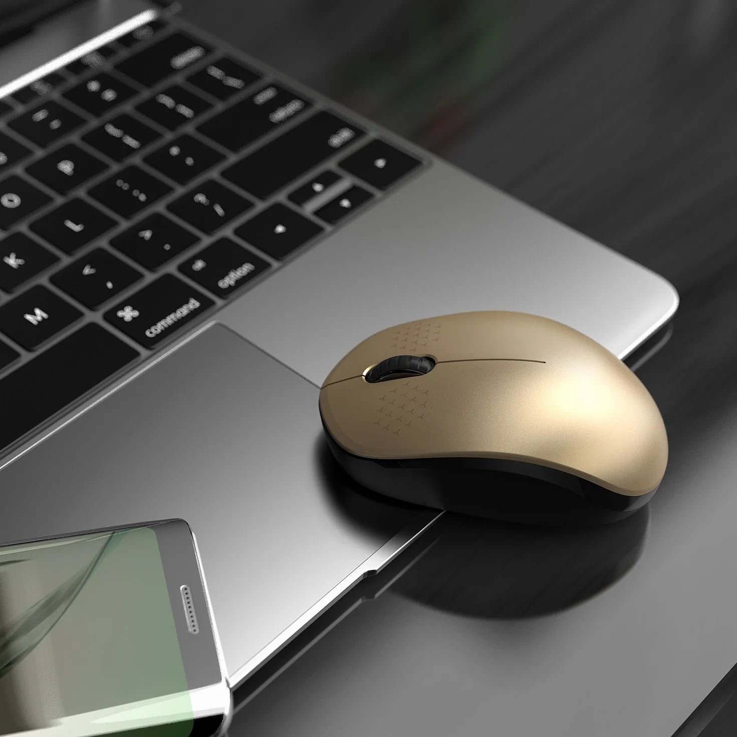 seenda - Mysz bezprzewodowa, 2,4 GHz, cicha, z odbiornikiem USB, do komputera, laptopa, kompatybilna z Windows, Mac, Linux
