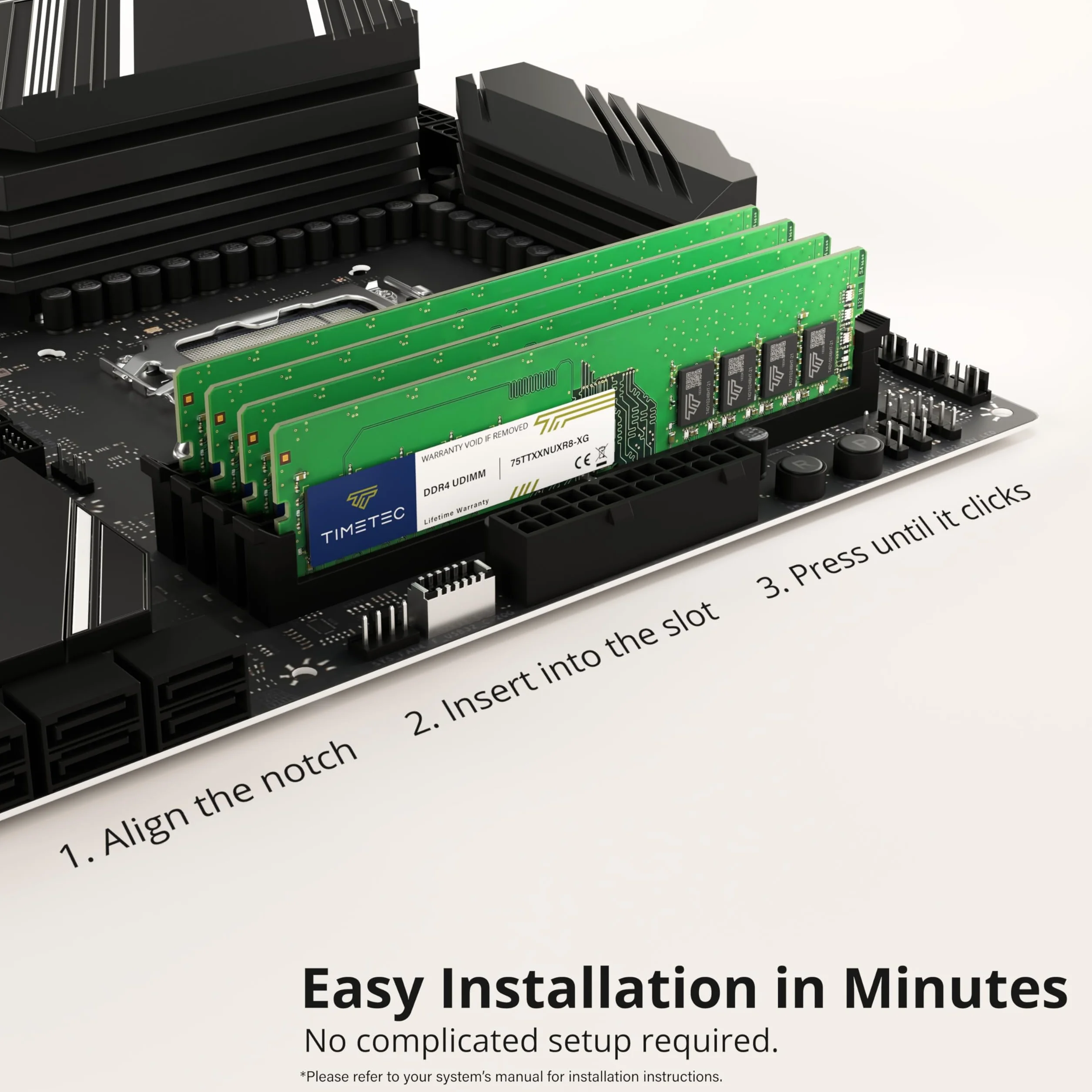 Timetec 16GB (2x8GB) DDR4 2133MHz PC4-17000 Non-ECC, niebuforowany 1.2V CL15 1Rx8 Pojedynczy Rang 288-pinowy UDIMM Komputer stacjonarny Pamięć RAM Moduł aktualizacji (16GB ZESTAW (2x8GB)
