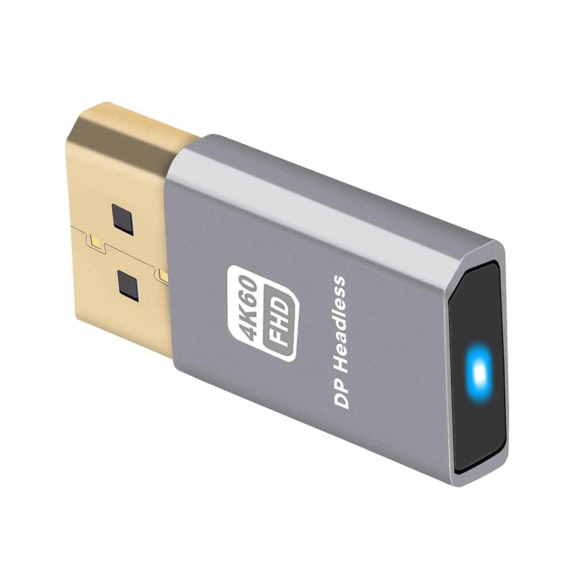 CY Adapter 4K przy 60 Hz DP wirtualny wyświetlacz Displayport aktywny adapter atrapa wtyczka bez głowy emulator ducha 1080p przy 120Hz