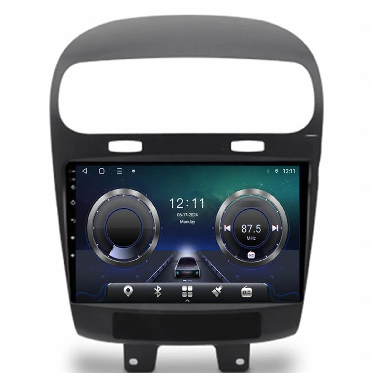 Android 15 Odtwarzacz Samochodowy Radio 9-calowy Ekran Dotykowy Multimedia Dla Fiat Freemont 2012-2020, Nawigacja Gps Obsługa Bluetooth 4g Wi-fi, Kamera Cofania Mirror Link,M102