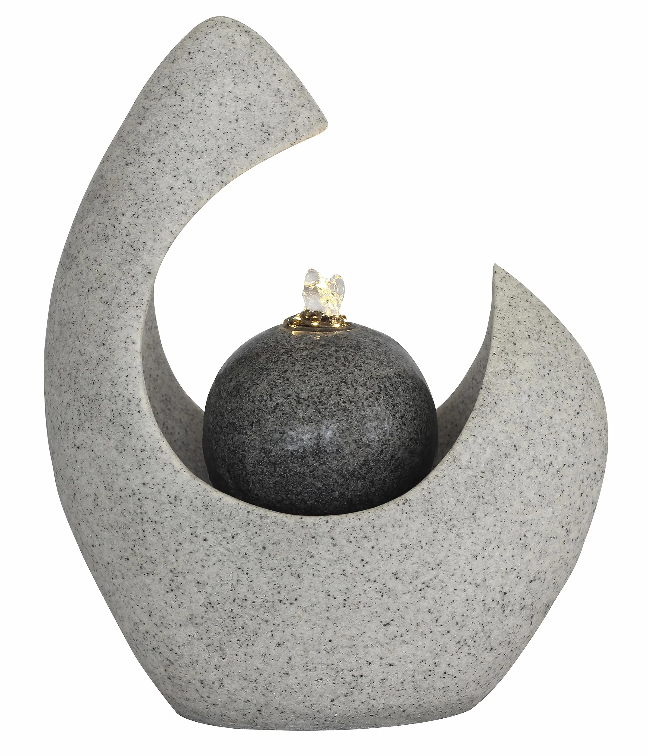 Dehner Fontanna Pokojowa, Szary, 35 x 28,8 x 17,3 cm