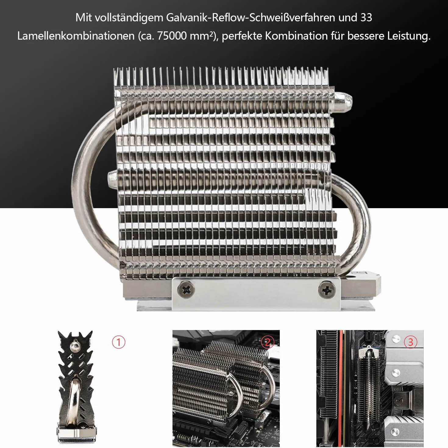 TR-Thermalright HR09 2280 Pro-M.2 SSD chłodnica, 6 mm Dual Heatpipe radiator do PS5/PC, kompatybilny z PCle 5.0
