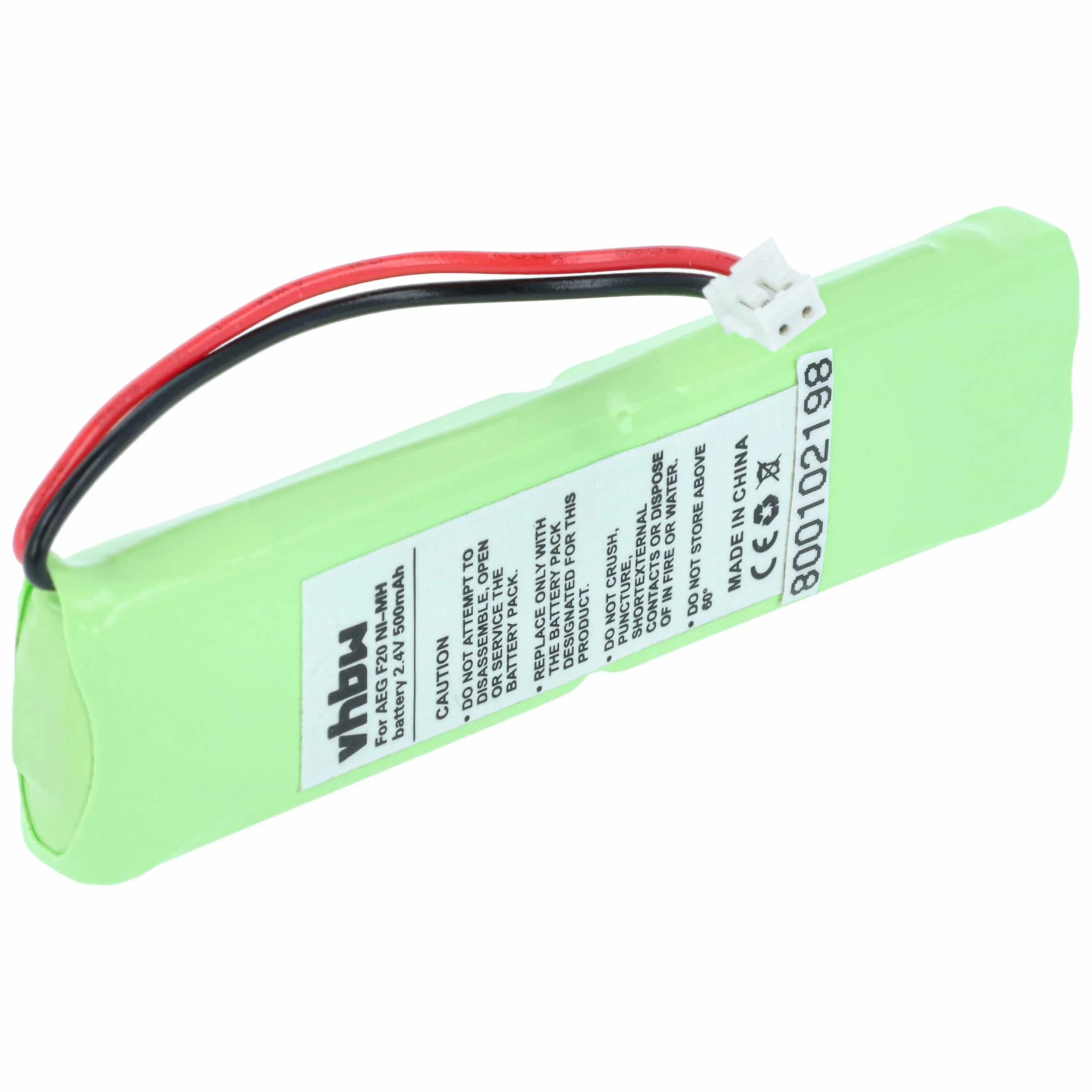 vhbw 3 x Grundig 2SN-3/5F60H-H-JZ1 bateria do telefonu bezprzewodowego (500mAh, 2,4V, NiMH)