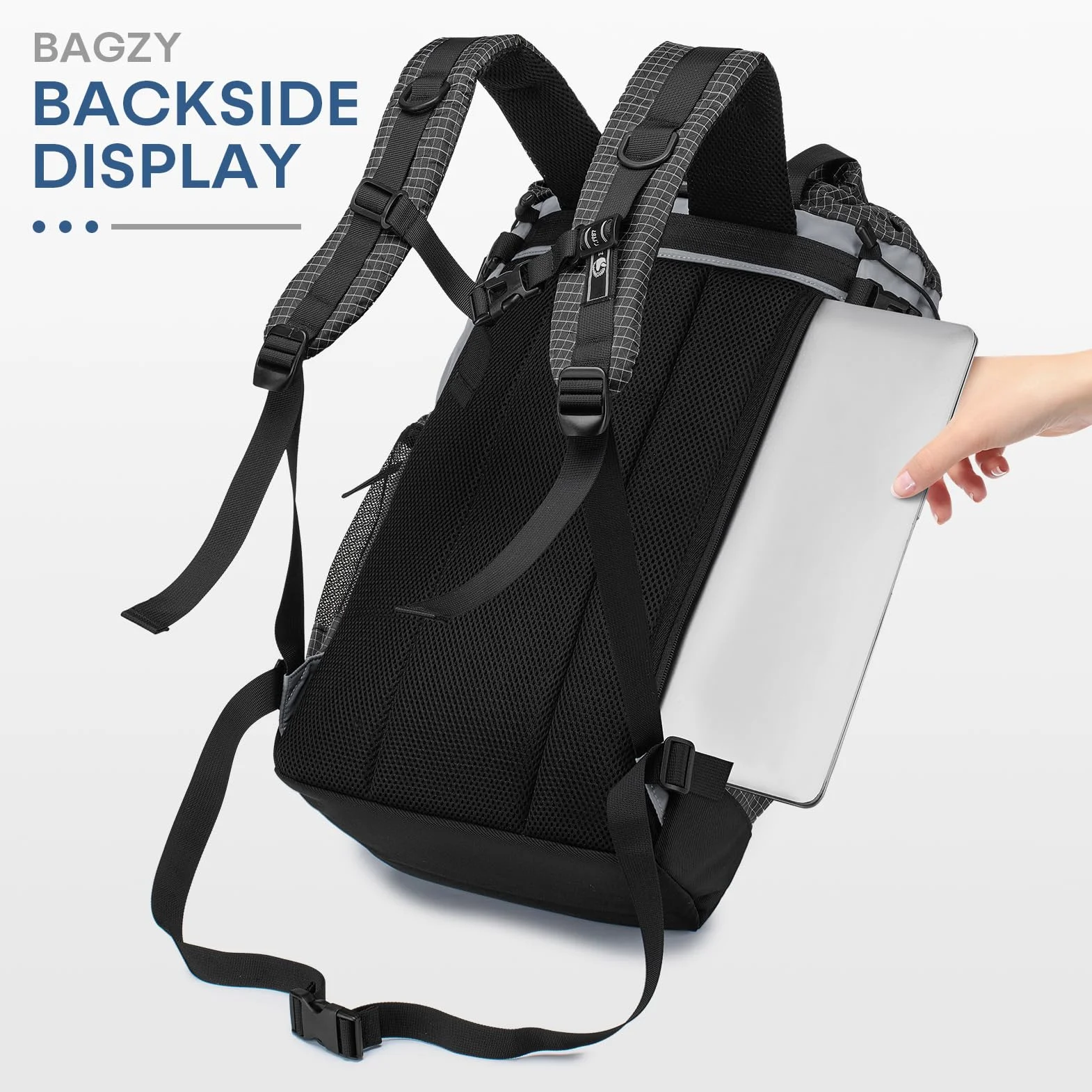 BAGZY Plecak Z Rolltopem 40x30x15 British Airways Wodoodporny Plecak Z Rolltopem Kobiety Mężczyźni Plecaks Na Laptopa Komorą Na Laptop Do 17 Calów Duży Plecaks Podróżny Do Biznesu Miasto Czarny