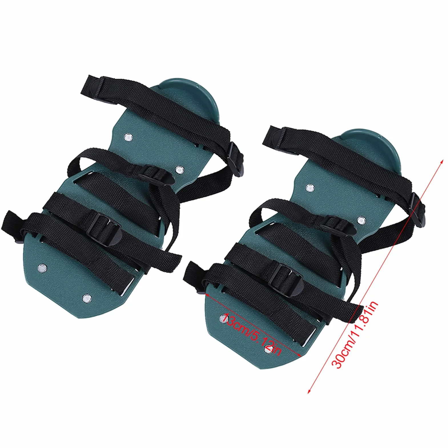 Buty Aeratora do Trawy z Kolcami Plastikowa Klamra Sandały Napowietrzania Ogrodu