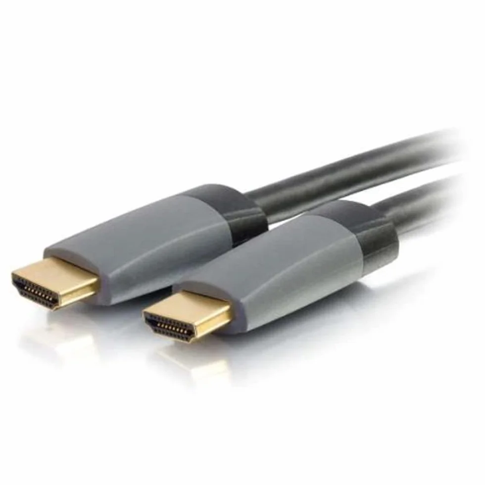 C2G Kabel HDMI, 4K, kabel HDMI o wysokiej prędkości, Ethernet, kabel HDMI w ścianie, CL2, 60 Hz, 49,2 stopy (15 metrów), czarny, przewody to Go 42527