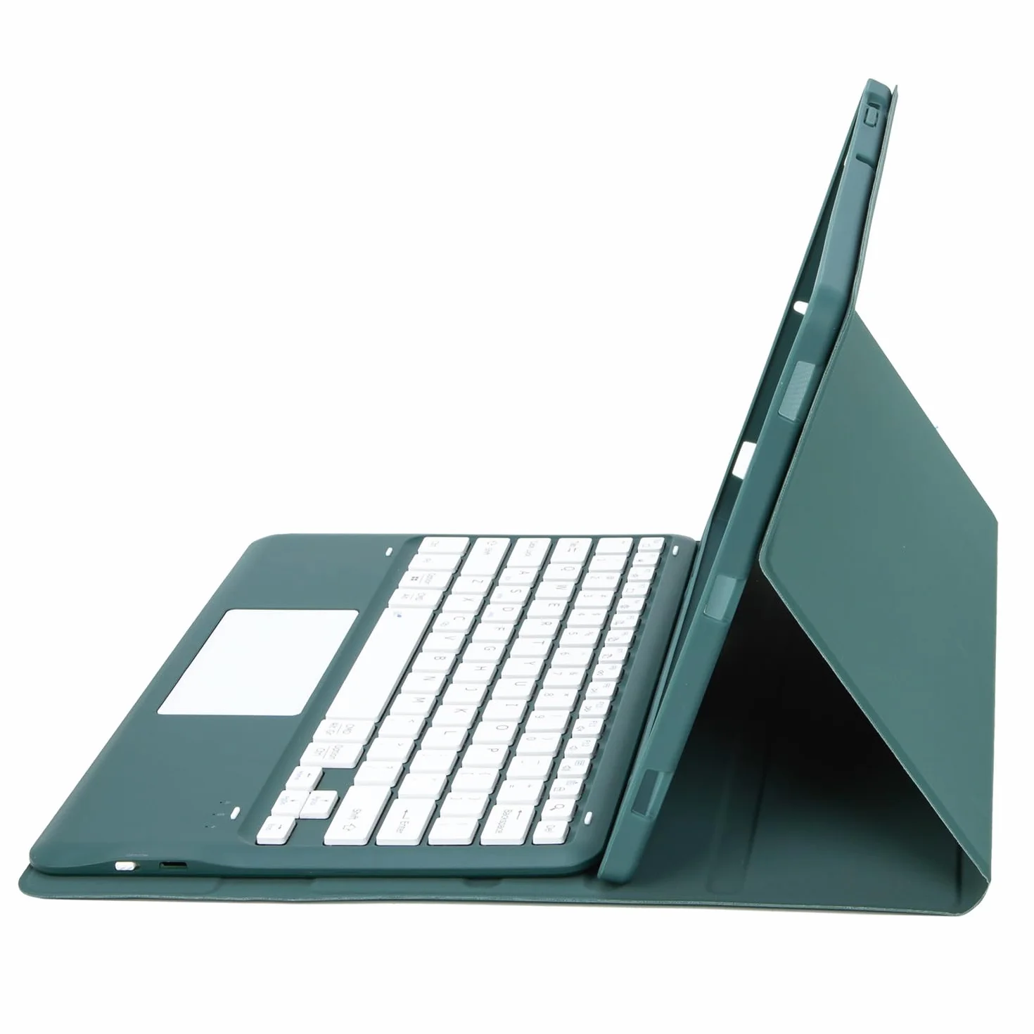 Etui z klawiaturą do Xiaomi Mi Pad 6S Pro 12.4" 2024, Magnetyczna Odłączana Bezprzewodowa klawiatura Bluetooth z Uchwytem na Ołówek (Ołówek nie jest dołączony),Dark green