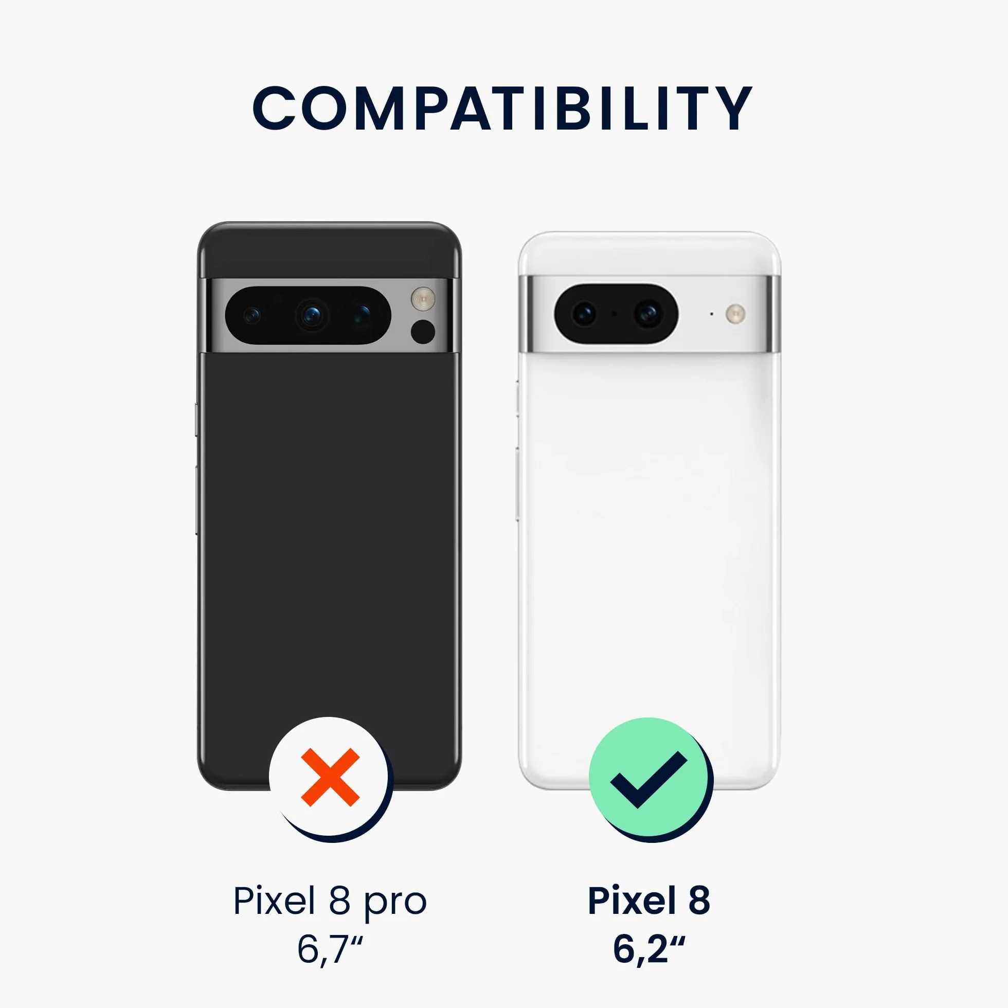 kwmobile Etui crossbody kompatybilne z Google Pixel 8 – silikonowe etui z TPU z paskiem – lawendowe