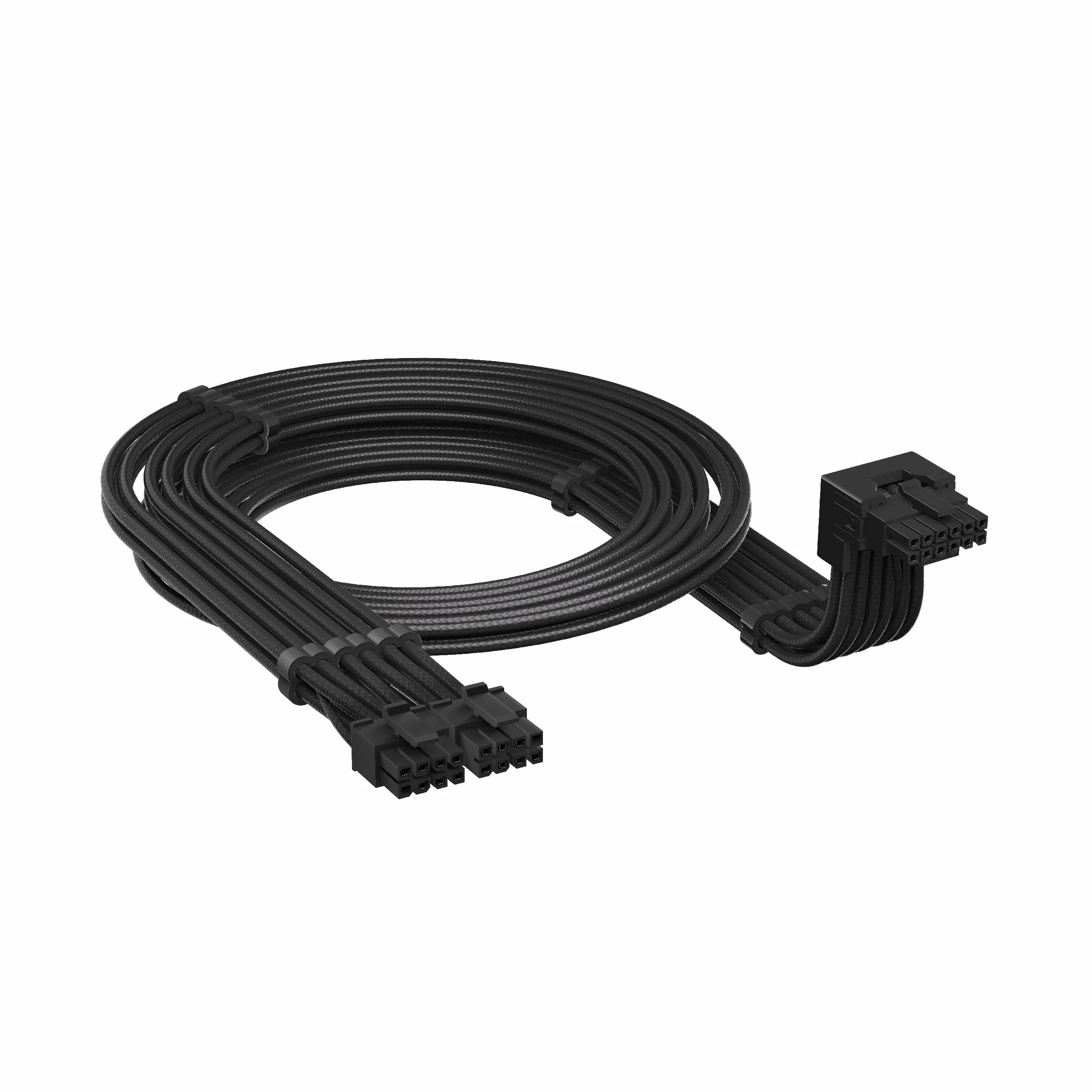 CORSAIR Typu 5 PSU 90° 12V-2x6 Przewód Zasilający do Karty Graficznej – Dla Kart Graficznych NVIDIA GeForce RTX, Łatwe Podłączanie, Ultra-Elastyczne, Ochrona Termiczna – Styl A