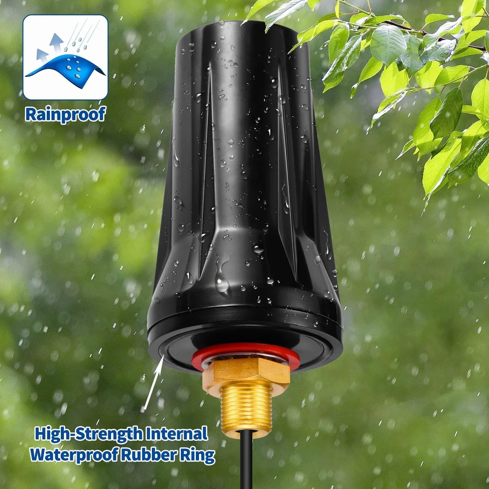 Bingfu Zewnętrzna antena 4G LTE do montażu na ścianie wodoodporna antena SMA męska 5dBi kompatybilna z Vodafone EE O2 Three 4G LTE Router Gateway Modem Router Gateway Trail Camera