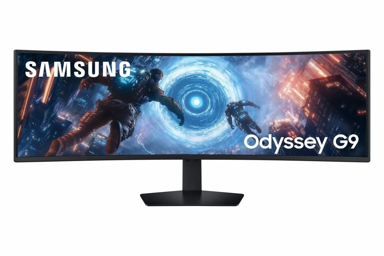 Samsung Odyssey G91F, Ultrawide Curved 32:9, monitor gamingowy, 49 cali, panel LED VA, DQHD, 5120 x 1440, DisplayHDR 600, AMD FreeSync Premium Pro, 1ms, 144 Hz, czarny, LS49FG916EUXEN