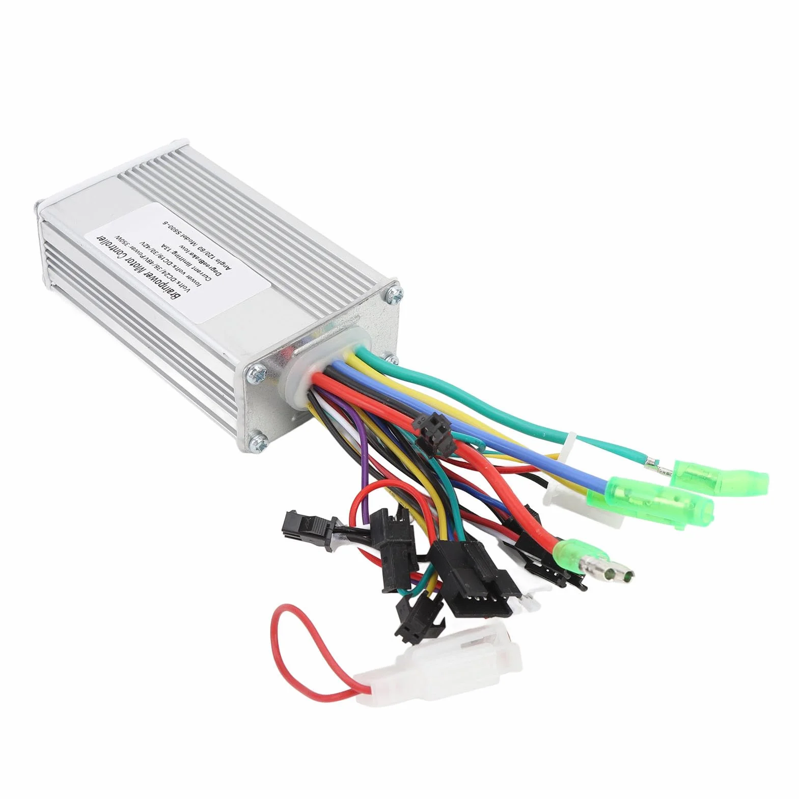 Bezszczotkowy kontroler i wyświetlacz UMDHAIYI do roweru elektrycznego, moc 350 W, obudowa ze stopu aluminium, ekran LCD, do UMDHAIYI