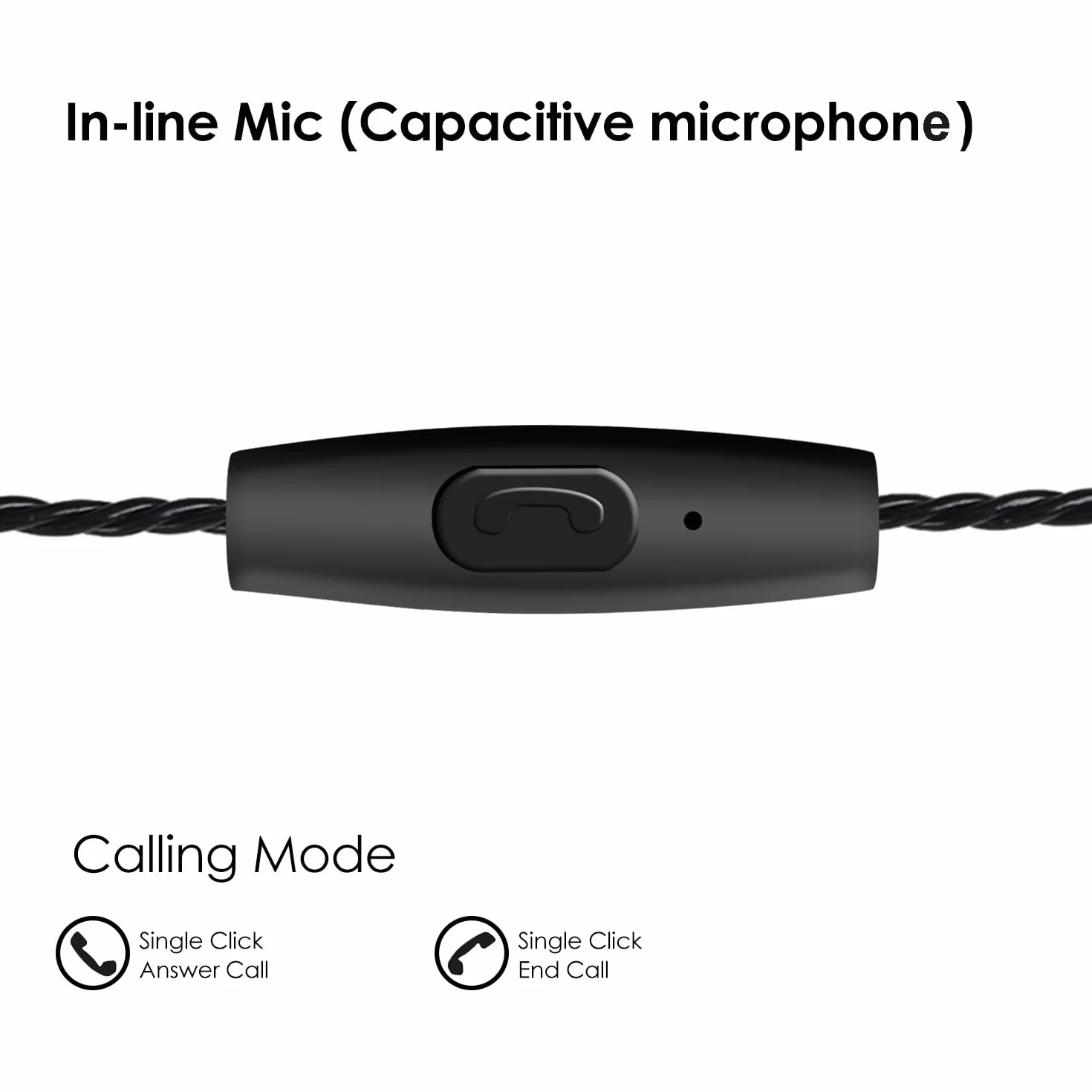 Słuchawki douszne do monitorowania, słuchawki HiFi Stereo IEM, dynamiczne, przewodowe słuchawki douszne z podwójnym sterownikiem, z odłączanym kablem, zestaw słuchawkowy z redukcją szumów, dla