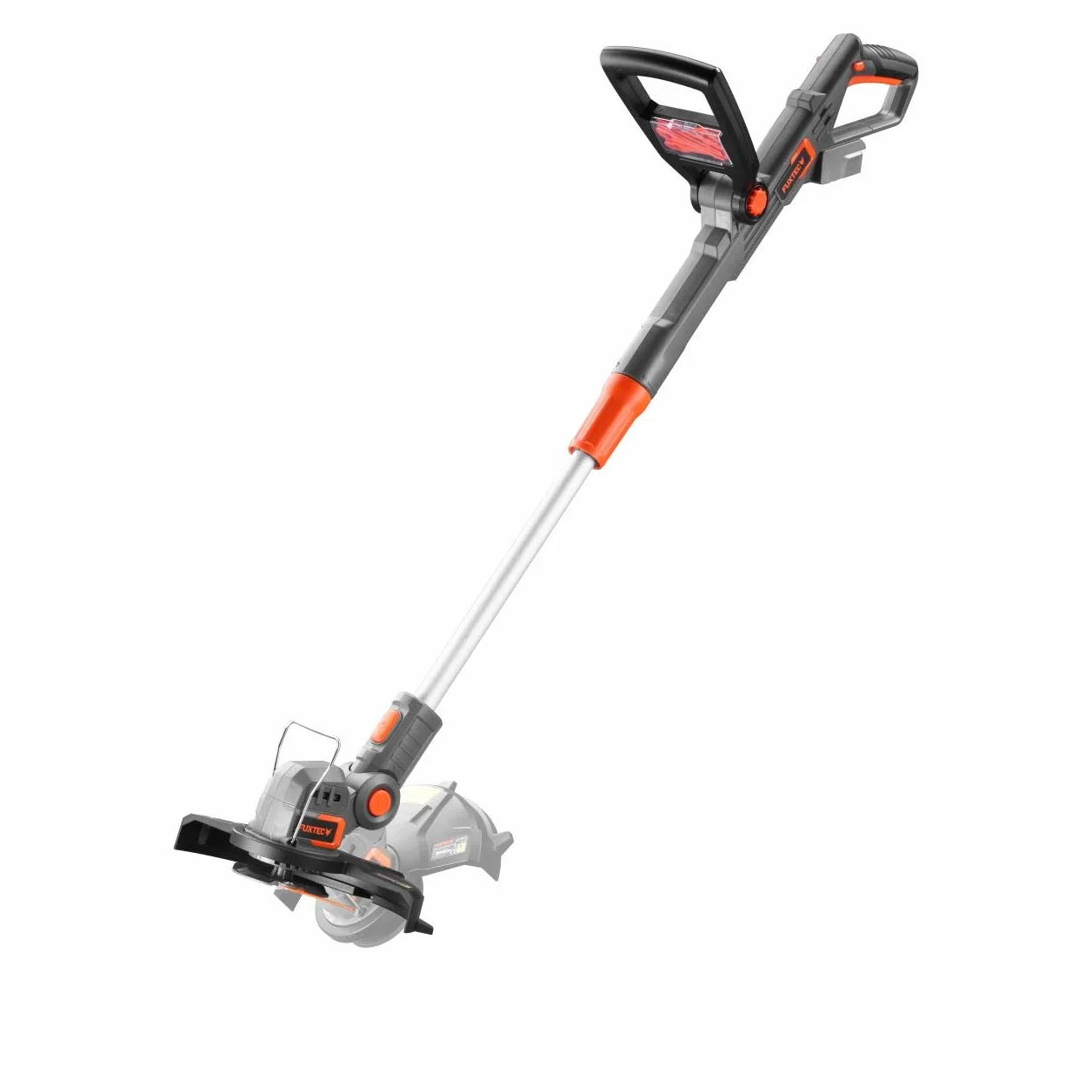 Podkaszarka Elektryczna FUXTEC z Akumulatorem 20 V FX-E1RT20 - Szerokosc Ciecia 25 cm, Lekka i Cicha, Teleskopowy Uchwyt, Bez Akumulatora i Ladowarki