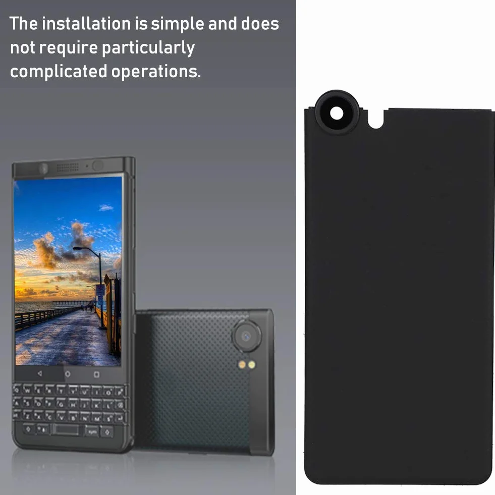Czarna Tylna Pokrywa do Zamiennego Etui na Baterie KEYone z Wzorem w Kolorze Czarnym e Akcesoria do Udoskonalonych i (AKLOSIPYaben39md8c-01)
