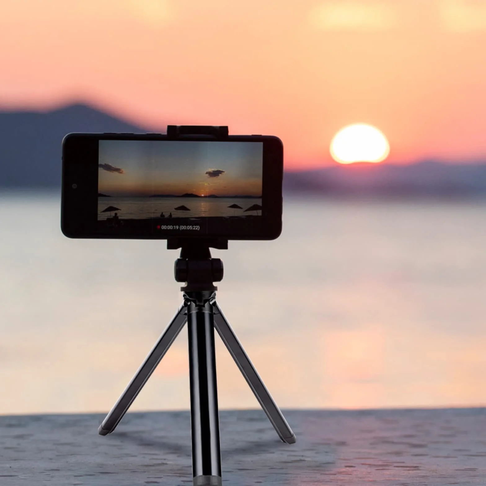 Smartfon Mini aluminiowy statyw do aparatu ze śrubą 1/4" statyw stołowy i podróżny stojak do Gopro Kamera internetowa Telefon Gimbal długi 18 cm czarny