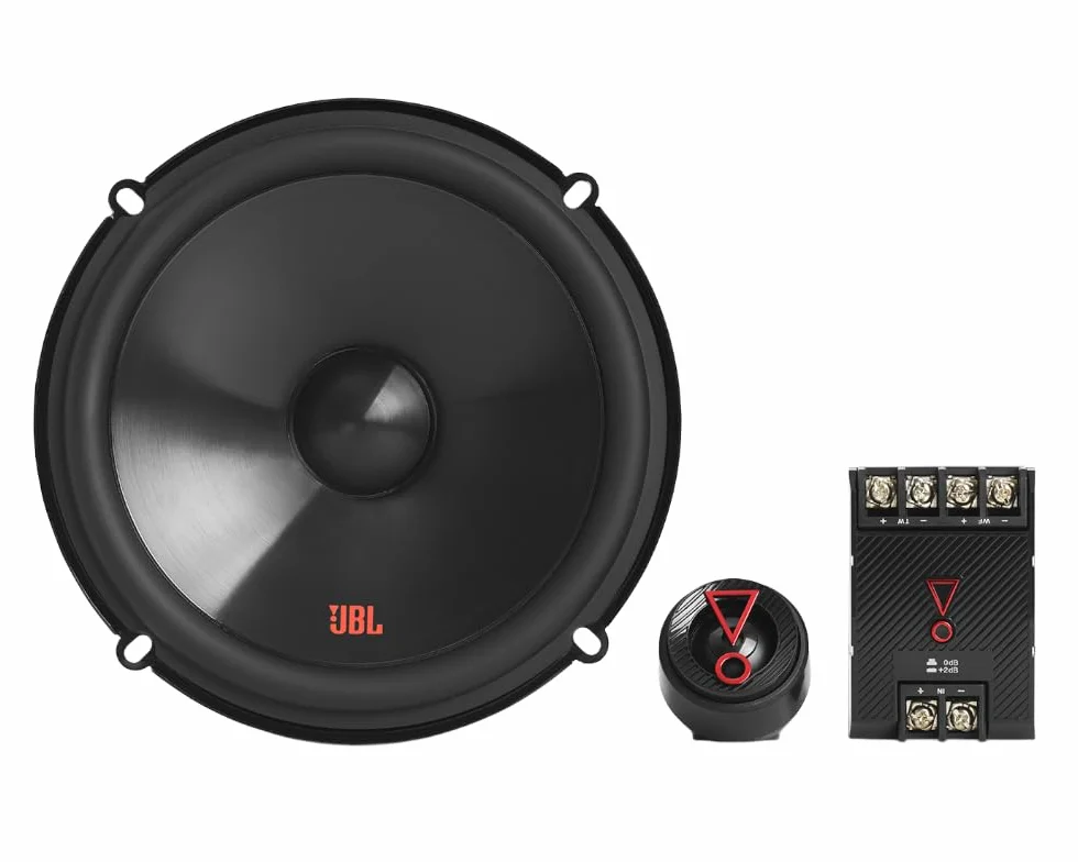 JBL Stage3 607CF Harman Kardon 2-drożny zestaw głośników samochodowych - Komponenty 250 W Zestaw głośników samochodowych Pro Sound z głośnikiem ściennym 160 mm bez siatki i ściennego głośnika