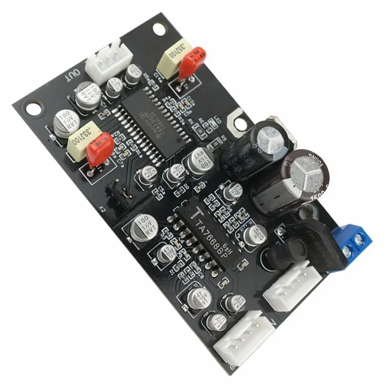 TA7668 stereo CXA1332 przednia płyta wzmacniacza