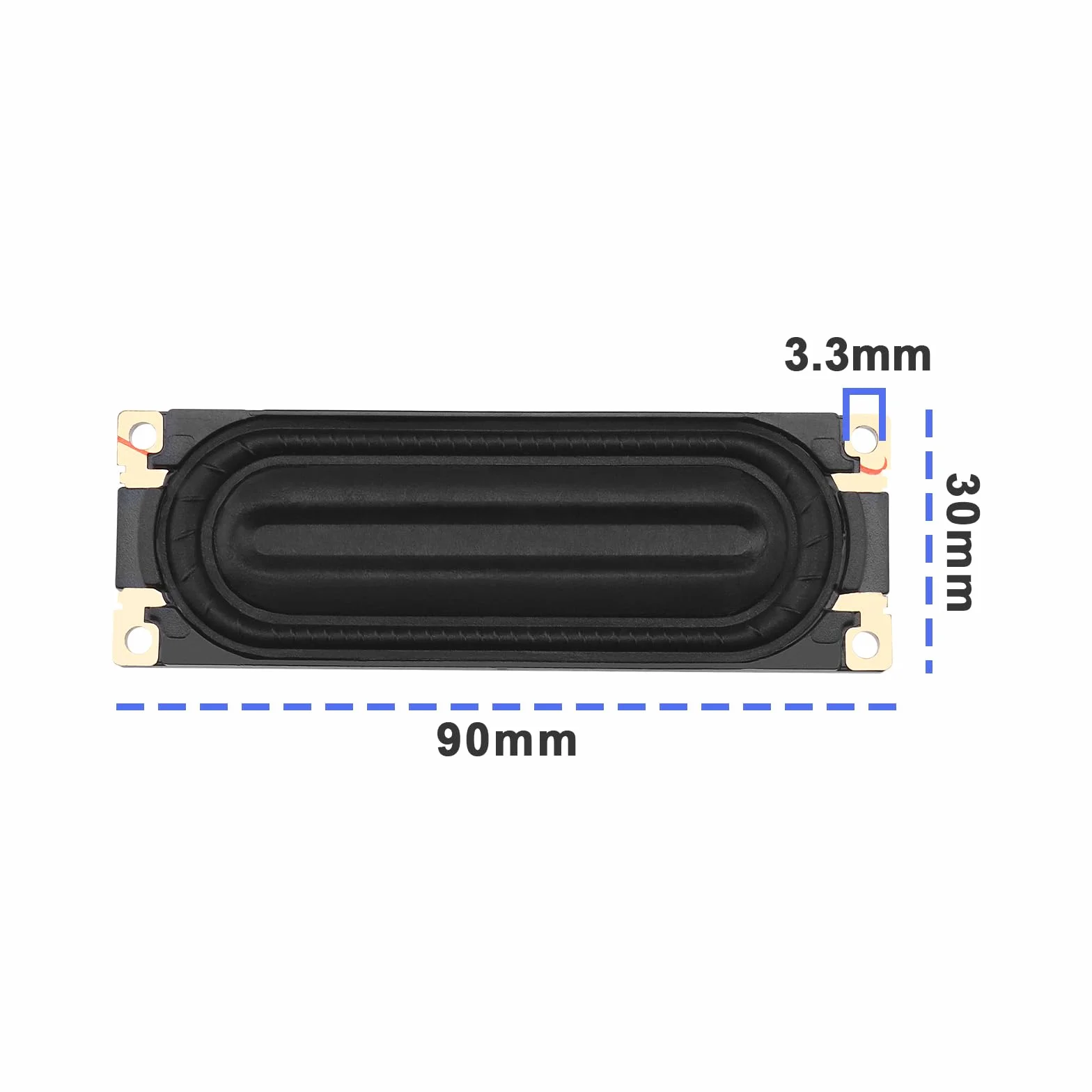 BN96-12944C/B głośnik basowy, rdzeń, subwoofer, telewizor, wbudowany głośnik 6 omów, 10 watów, kompatybilny z Samsung TV UA32C4000P, części akcesoria 90 x 30 x 10 mm