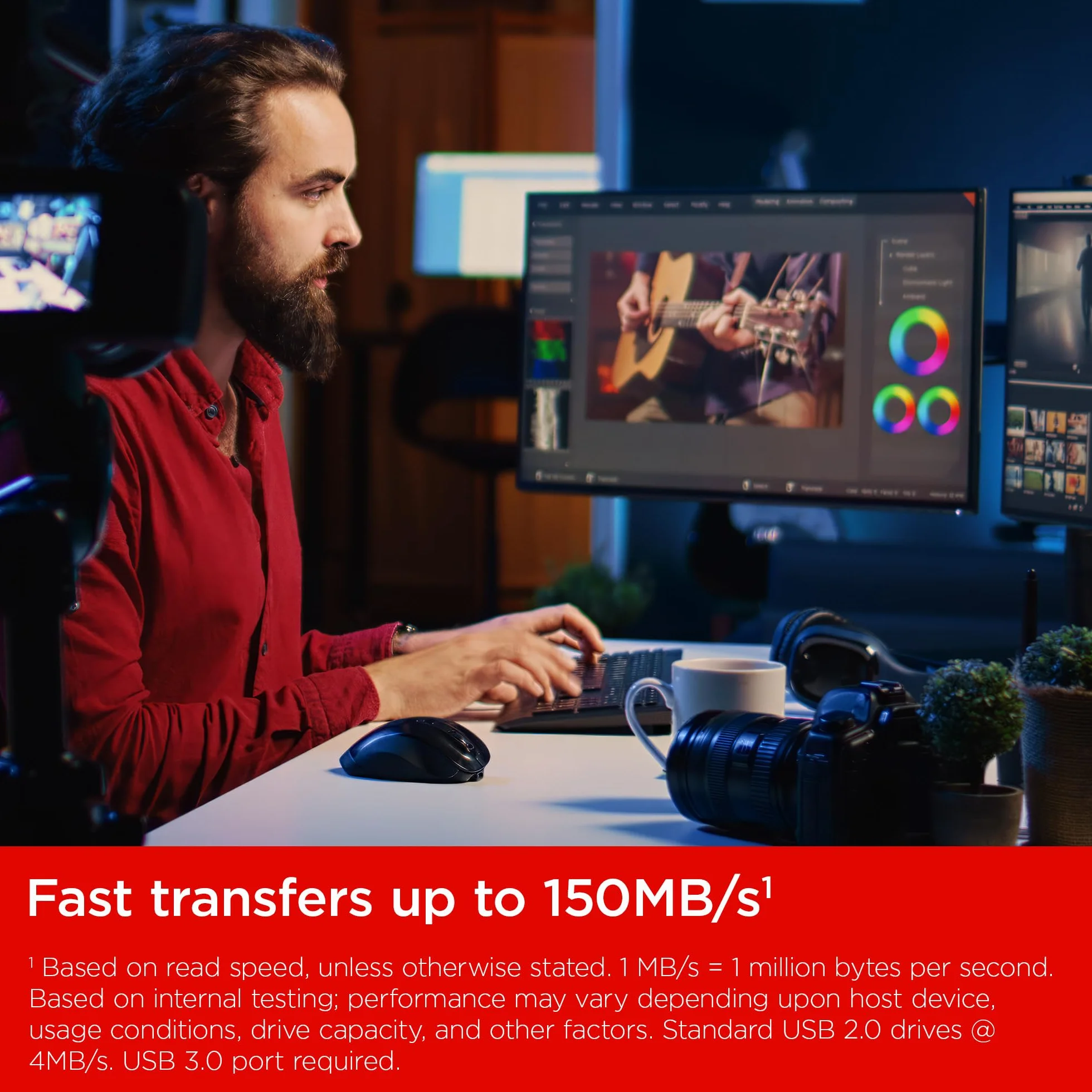 SanDisk 256GB Ultra Flair USB 3.0, Pamięć USB, Prędkość transferu do 150 MB/s, Elegancka, trwała metalowa obudowa, Czarny/Srebrny