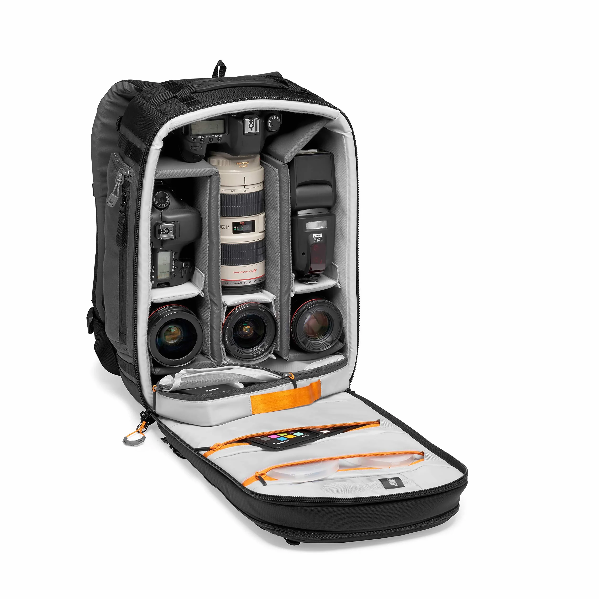 Lowepro Pro Trekker BP 350 AW II,Outdoor Camera Bag,Camera Backpack with Recycled Fabric,Pasuje do 15" Laptop lub tablet,MaxFit Dividers,Weatherproof Cover, Mirrorless or DSLR Camera Case,Black or
