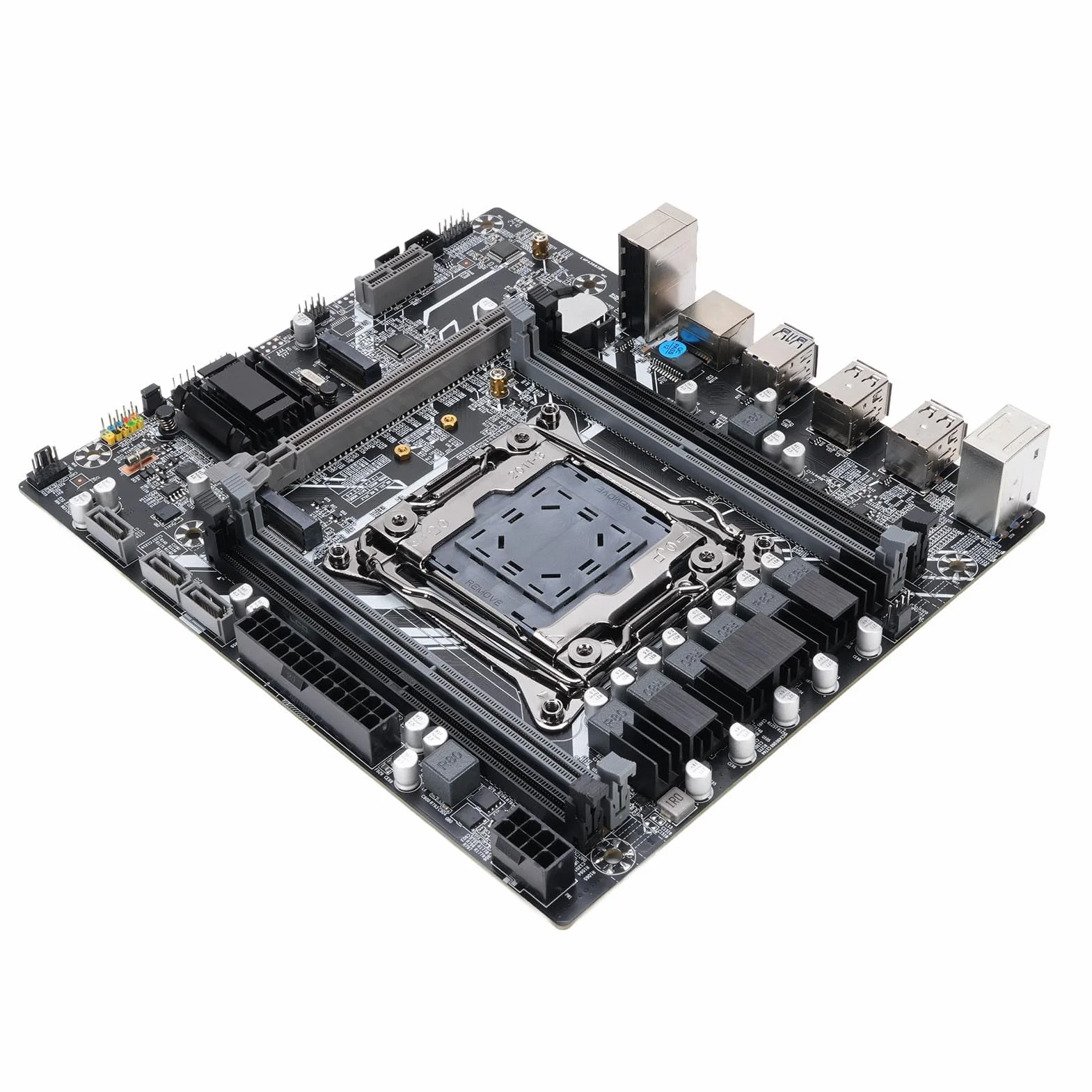 Płyta Główna X99, Płyta Główna LGA 2011 z 4 -kanałowymi Szczelinami Pamięci DDR3, M.2 Nvme Ngff Serial, Porty ATA3.0 i ATA2.0, PCIE dla I7