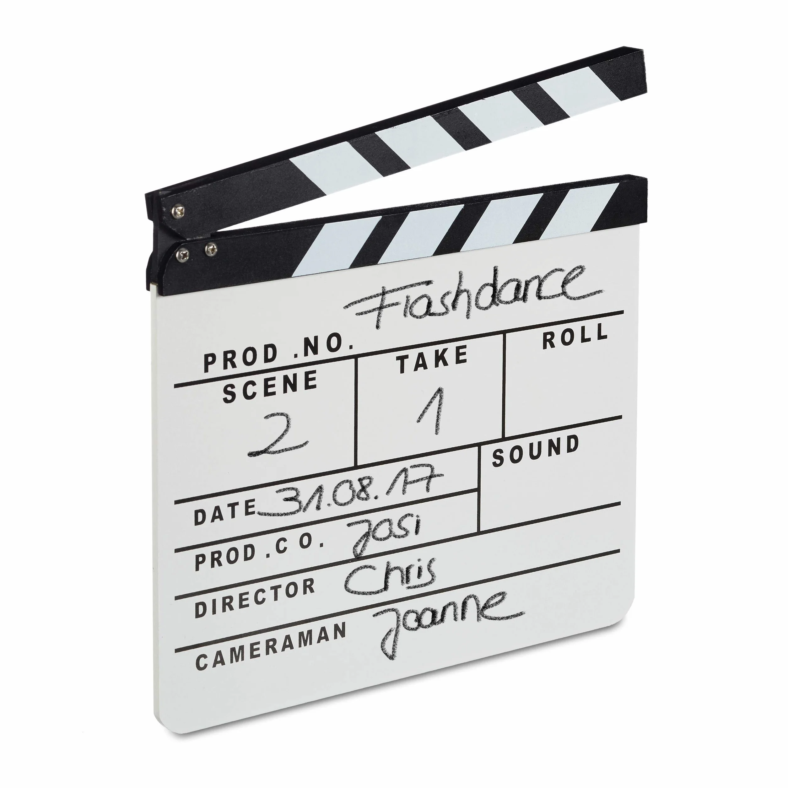 Relaxdays GmbH 10021347 Hollywood reżyserzy filmowe Clapperboard