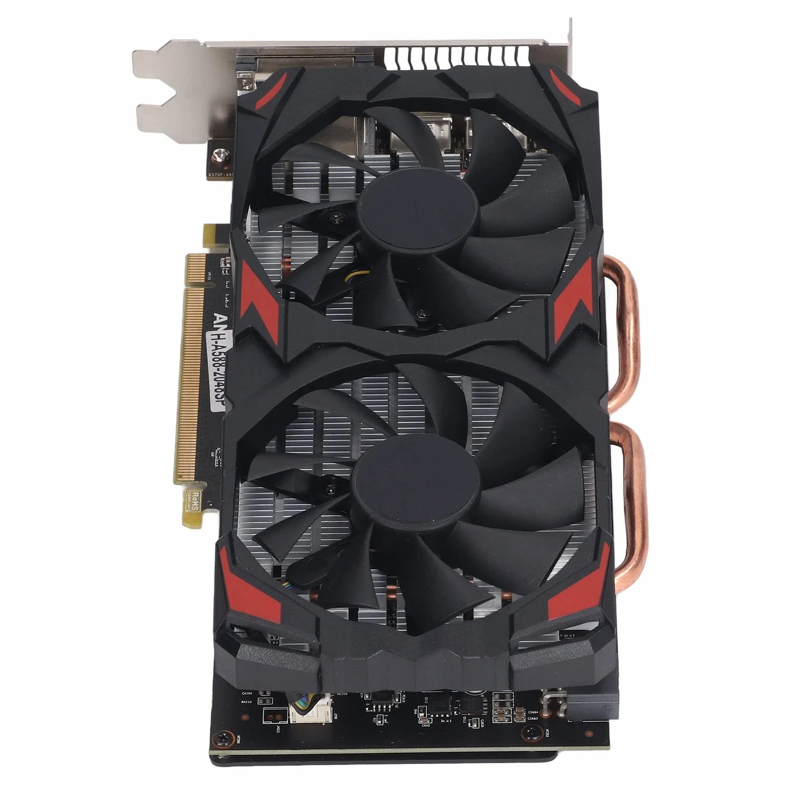 Karta Graficzna Radeon RX 580 8GB GDDR5 Karty Graficzne do Gier 256BIT Karta Graficzna RX 580 z Dwoma Wentylatorami DVI DP HDML Plug and Play
