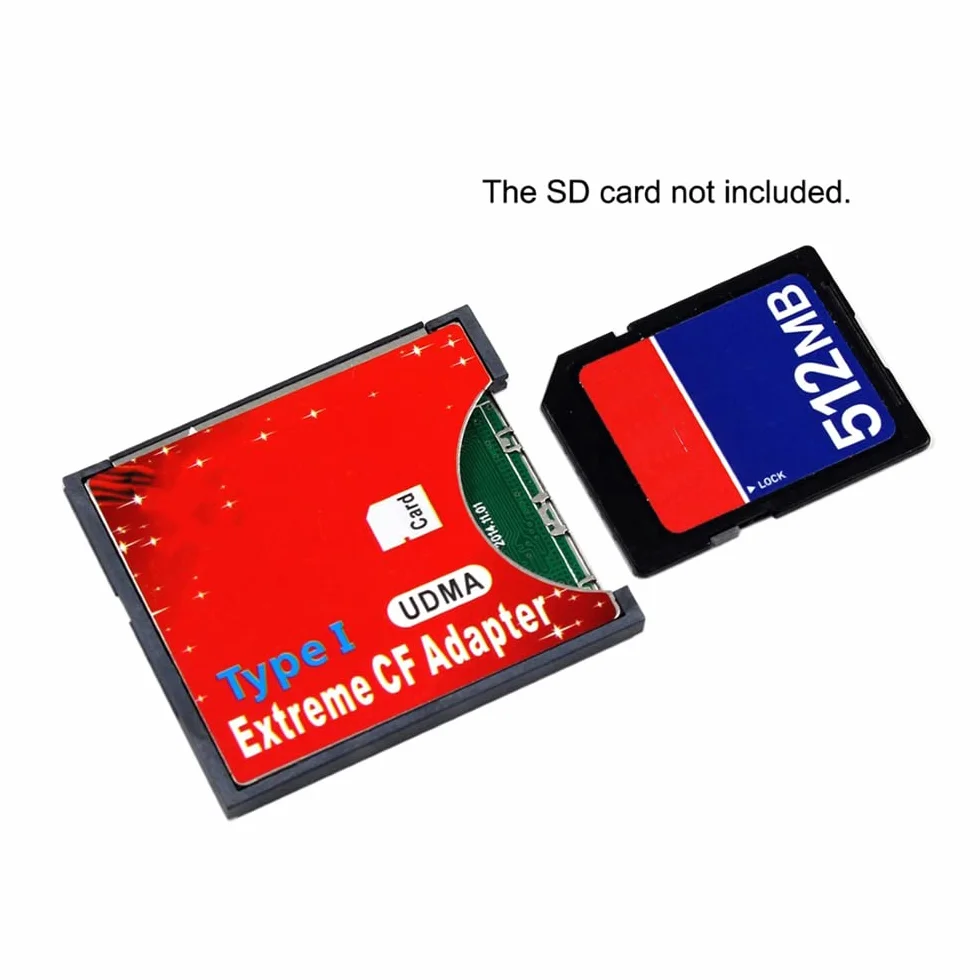 Adapter SD SDHC SDXC do Compact Flash CF typu I High-Speed Extreme