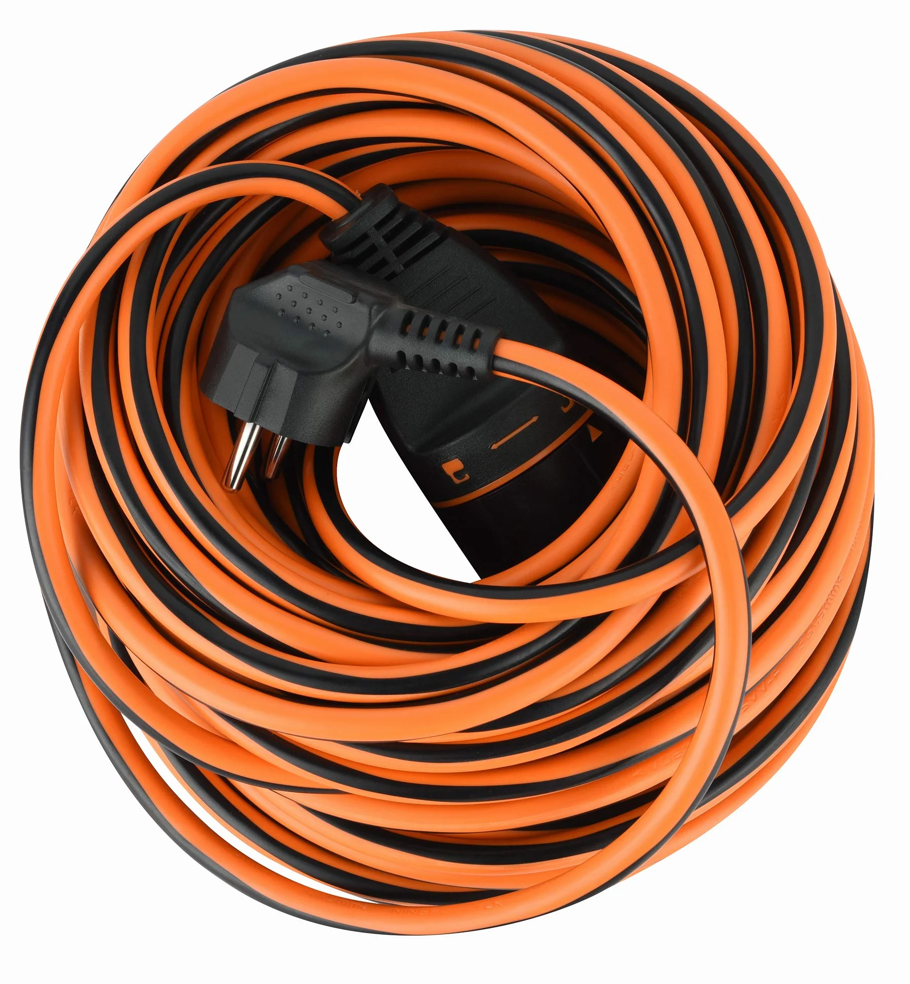Electraline 01666 Przedłużacz 30 m 3G1.5 z gniazdem elektrycznym, system blokady przyłącza prądu, ponieważ zapobiega przypadkowemu odłączeniu podłączonego urządzenia podczas użytkowania