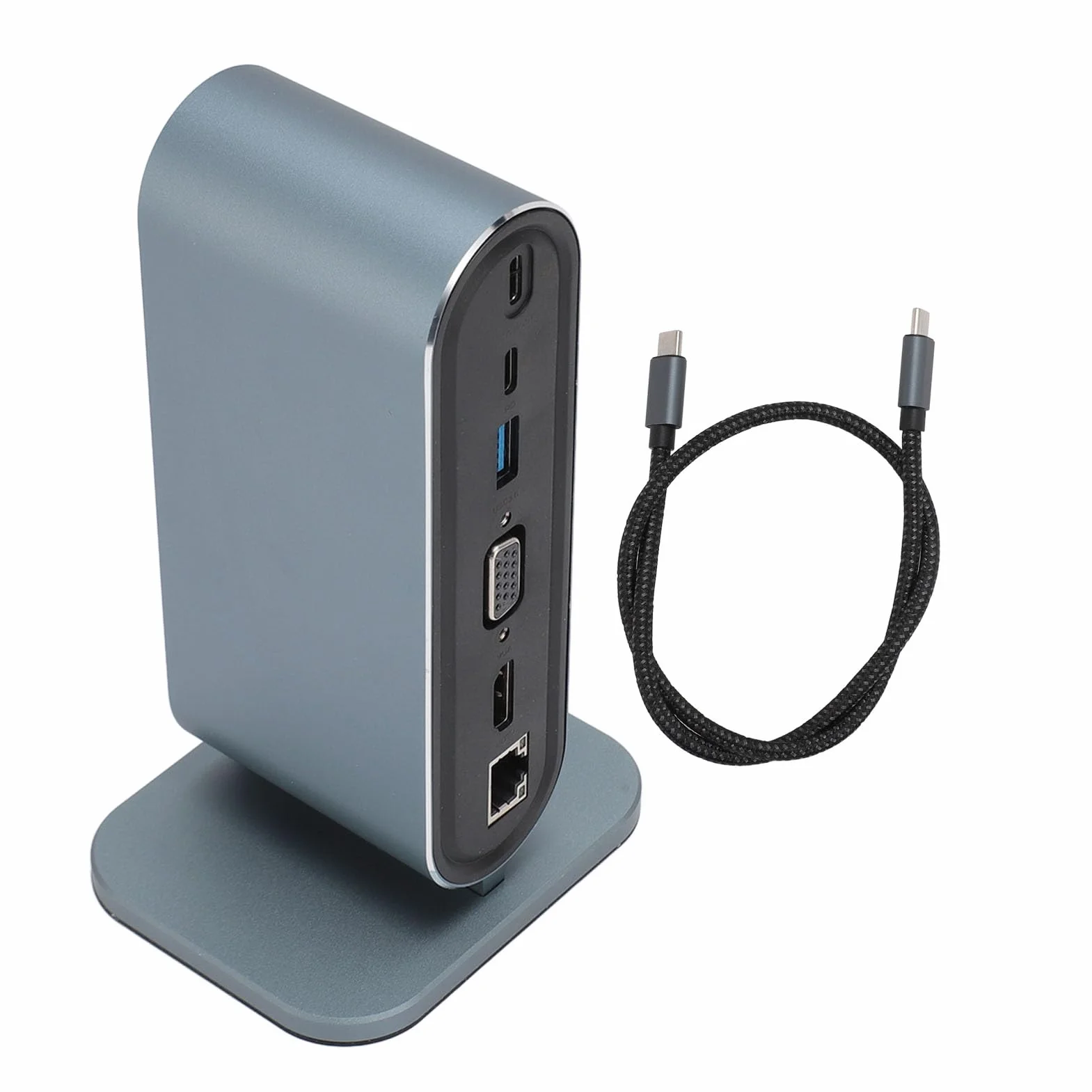 Stacja Dokująca USB C 12 w 1 dla MacBookPro, Interfejs Multimedialny 4K HD, Szybkie ładowanie 10 Gb/s, Stop Aluminium