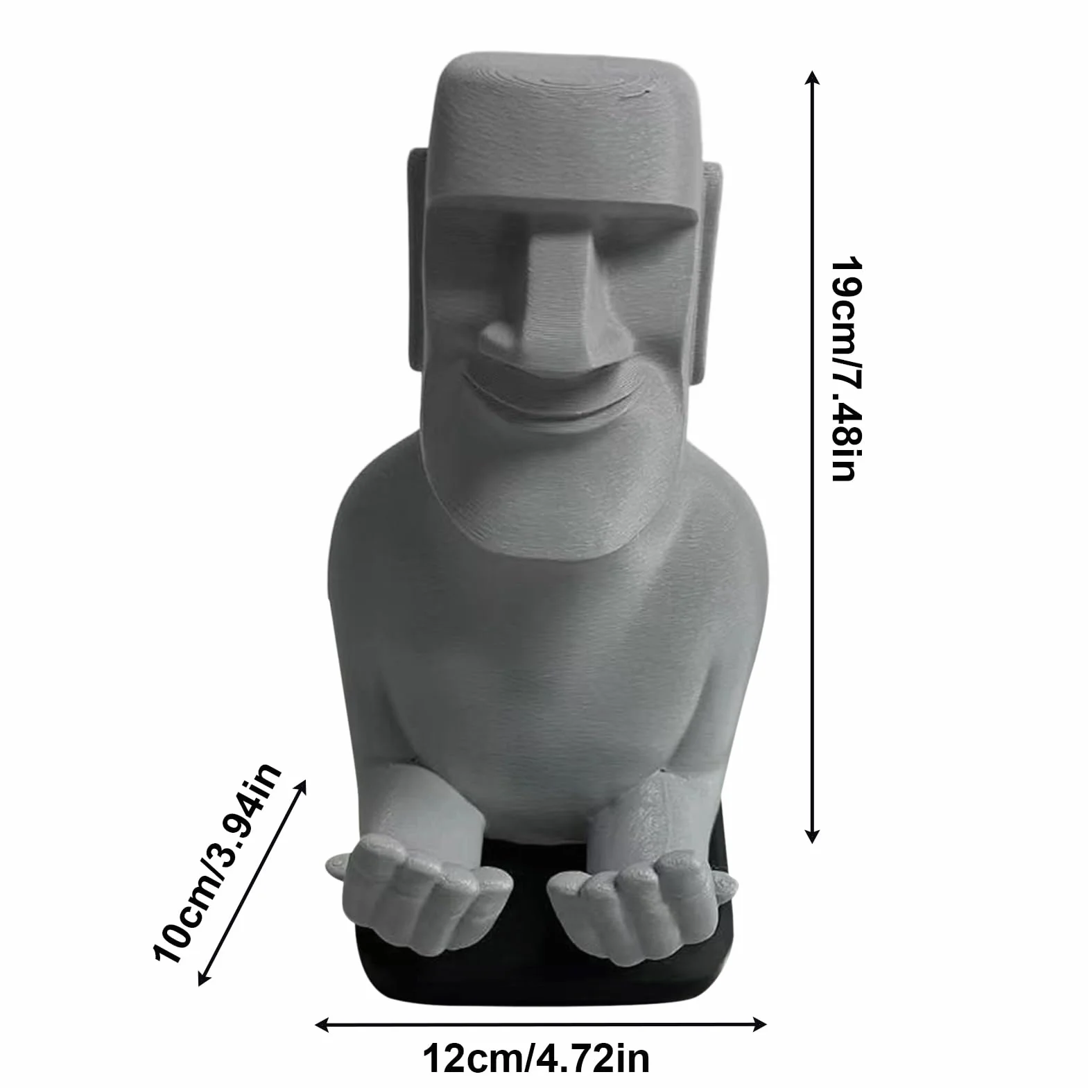 Uchwyt na kontroler do gier - Stone Man Decor, podstawka na telefon komórkowy - dla graczy mężczyzn chłopców nastolatków chłopaka salon biurko sypialnia akademik