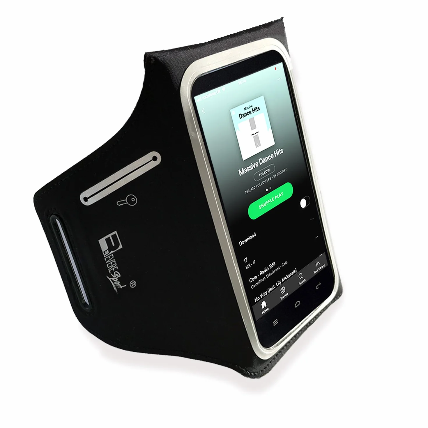 Wodoodporna opaska do biegania Samsung Galaxy Ultra S25/S24/S23/S22/S21/S20 z dodatkowymi kieszeniami na klucze, gotówkę i karty. Uchwyt na ramię do uprawiania sportu, ćwiczeń na siłowni i ćwiczeń