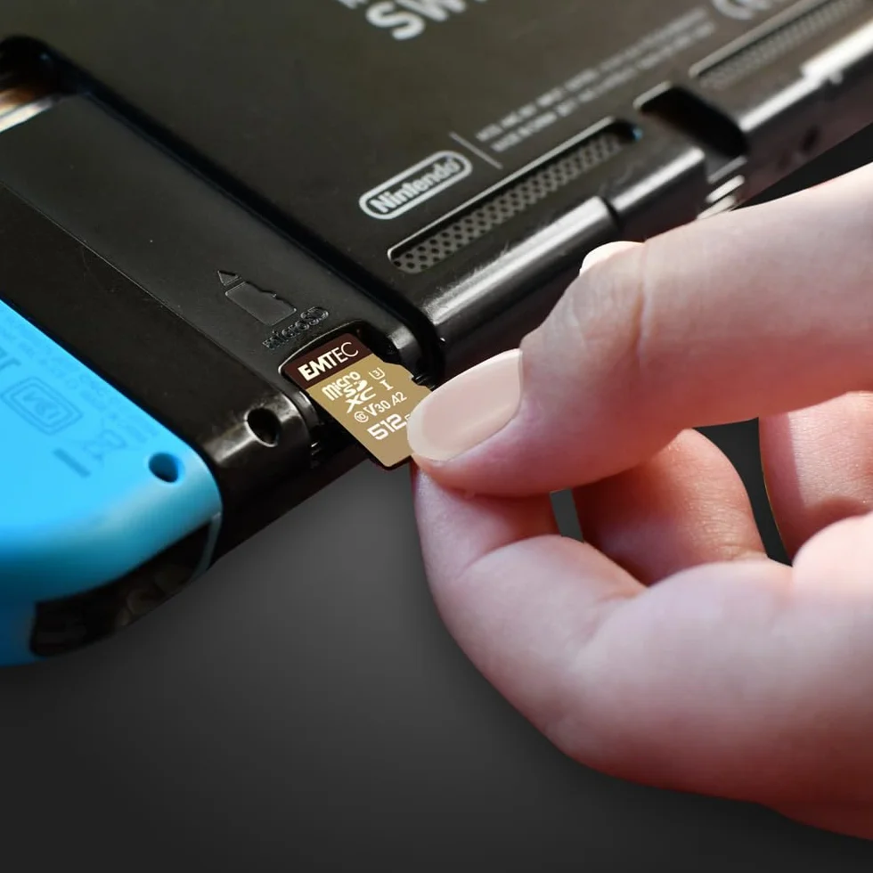 EMTEC ECMSDM64GXC10SP - Karta microSD - Zasięg Speedin - UHS-I U3 - Z adapterem Ultra Performance - Prędkość odczytu do 100MB/s - 512 Gb