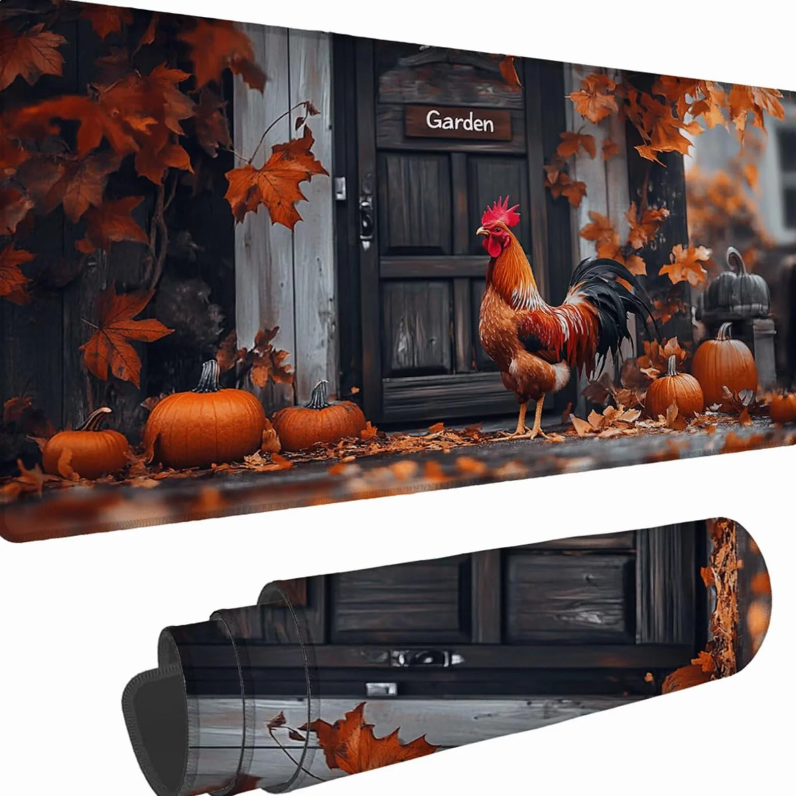 Gamingowa podkładka pod mysz 1200 x 600 x 3 mm, XXL, wodoszczelna, odporna na ścieranie, z przyszytymi krawędziami, podkładka na biurko, poprawia prędkość i precyzję, do laptopa, komputera, wzór