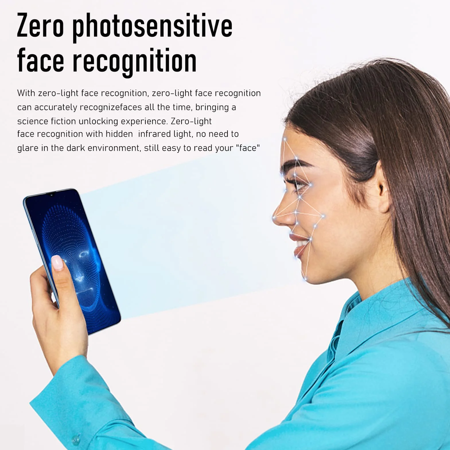 Telefon Komórkowy X40 Pro, Smartfon 16 MP 32 MP 5G Wi-Fi 6,53 Cala z funkcją Rozpoznawania Twarzy do Użytku Biznesowego (wtyczka UE)